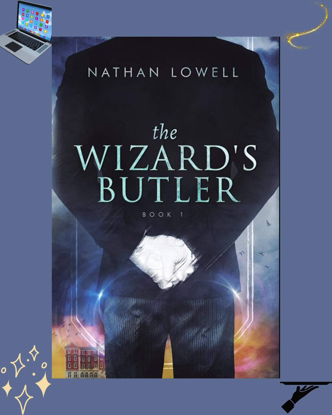 Another #CozyFantasy book for me. This one is unusual in that it takes place in our normal world and the main character has to learn to accept that magic exists at all. At first, he's sceptical about the fact that his employer claims to be a wizard, and doesn't believe in the fairies and brownies that tend to the house, both inside and out. At the same time, it also seems cosier, almost, than a lot of other cosy fantasy books in that the stakes are really very low. There's no saving the world that's needed. Instead, it's just one person and the villain is a slightly greedy relative rather than anyone truly evil. This was a fun read, even if it maybe spent a little bit TOO much time on how to set up a computer in a big old mansion.
#TheWizardsButler #Bookstagram #FantasyBooks #Wizards #Magic
