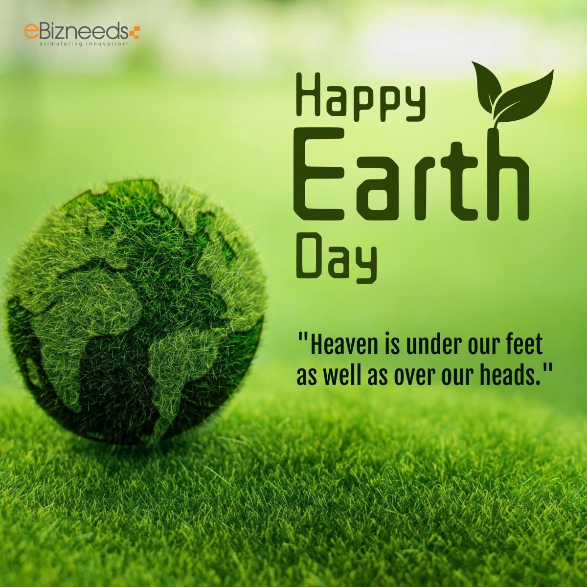 eBizneeds is celebrating Earth Day by committing to sustainable innovation. We believe in creating a greener tomorrow. From using energy-efficient equipment to reducing waste, we are doing our part to help preserve our planet.
#EarthDay2024 #happyearthday🌍 #eBizneeds ##EarthDay