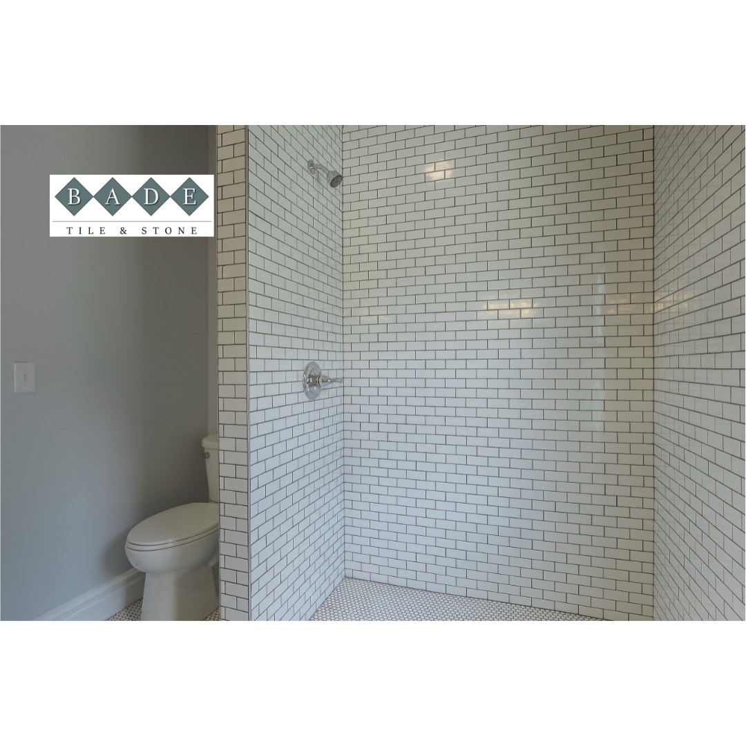 One of our shower builds in the old northeast of Kansas City! www.badetile.com #tileinstallation #badetile