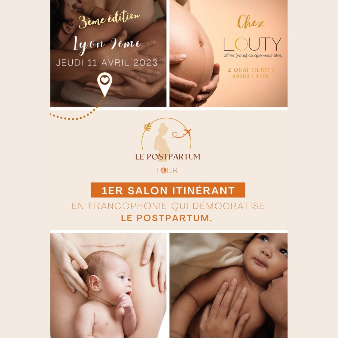 Le post-partum tour à Lyon, le 11 avril à Louty 69002 🤩
Je serais présente, et j'ai hâte de vous rencontrer !
Venez vivre une journée autour du postpartum 🤰
Vous pourrez :
🌿 Echanger avec des professionnels.
🌿 Rencontrer des futurs/jeunes parents pour créer du lien.
🌿 Participer à des ateliers : Massage prénatal, initiation au yoga bébé, portage physiologique…
Une merveilleuse journée pour prendre soin de soi ✨
@etrefemmeetnaitremaman
@postpartumtour
@loutylyon
https://www.facebook.com/events/936329424615085/?ref=newsfeed&locale=fr_FR