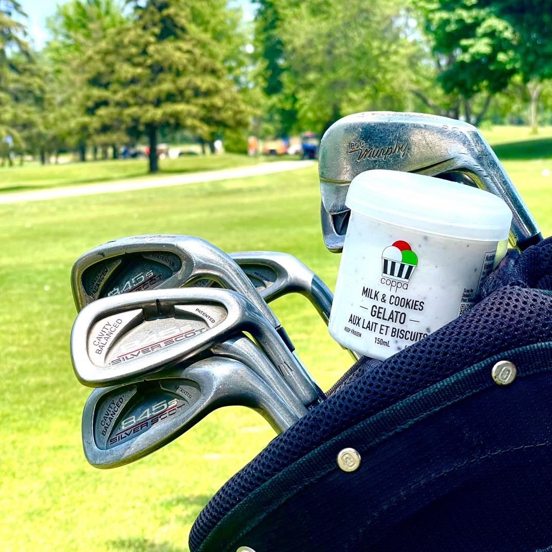 Fore! 🏌️♂️ We're taking a swing at the weekend with our delightful Milk and Cookies Gelato! 🍪 Sink your spoon into this sweet sensation made with 100% Canadian dairy and delicious Oreo pieces... it's the hole-in-one your taste buds are looking for! 🥳 🍨 Take a break when you're out on the fairway and indulge in a treat that's par-fectly creamy and crumbly with every bite! Can you resist the temptation of this golfer's dream dessert?⛳️😋 Tee off the weekend with a scoop of pure happiness!🏌️♀️💖✨
#LondonOn ##EatLocal #ldnont #SobeysLookForLocal #Foodstagram #Foodie #FoodInspo #TheCoppa #Gelato#CanadianFoodie #Golf #MilkandCookies #Golf #Fore #ASmileInEveryCup #LondonOnEats #OntarioMade #Happy #Family #FamilyBuisness