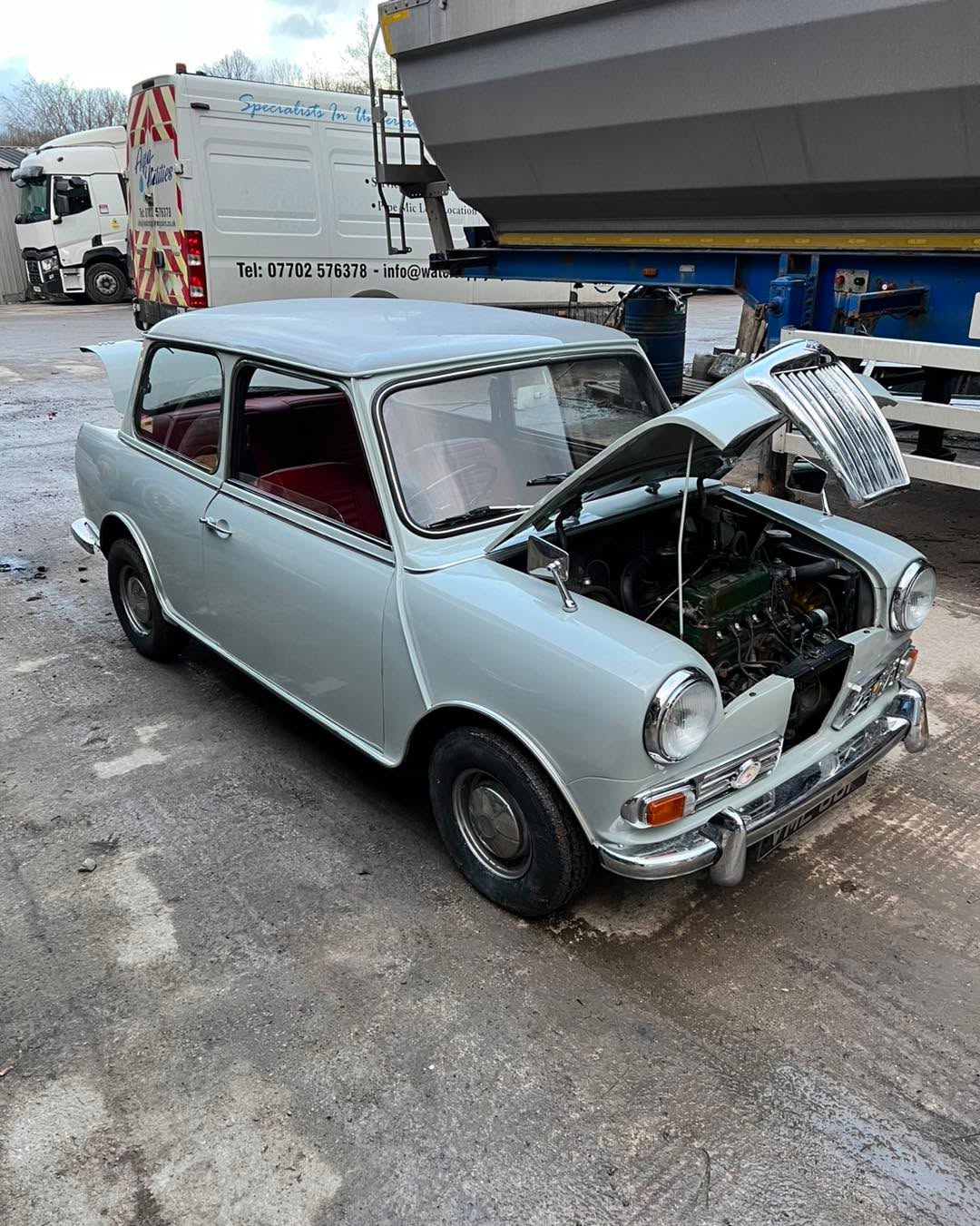 Mk3 Riley Elf in for recommissioning.
#hdrestorations #classiccarrestoration #classiccars #rileyelf #rileyelfmk3