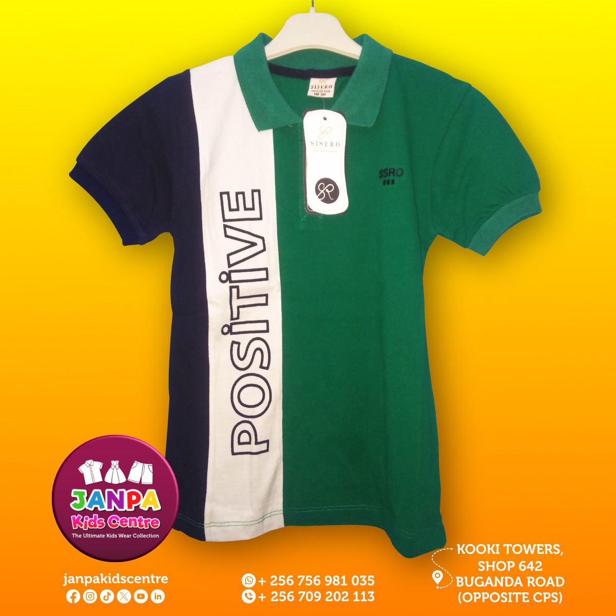 Perfect for playtime, parties, and everything in between 🎉👕
From bold prints to cute designs, we’ve got your little trendsetters covered! Check out our fun, cool and comfy collection of children's T-shirts 🌟
For Orders & More Information,
Call / WhatsApp Us On 0756981035 / 0772461216
#KidsStyle #CoolTees #KidsFashion #NewArrivals #ShopForKids #janpakidscentre #childrenswear #kidswear #babywear #ChildrensFashion #overalls #jeans #shirts #shorts #sweaters #dress #kidsfashion #kampala #uganda