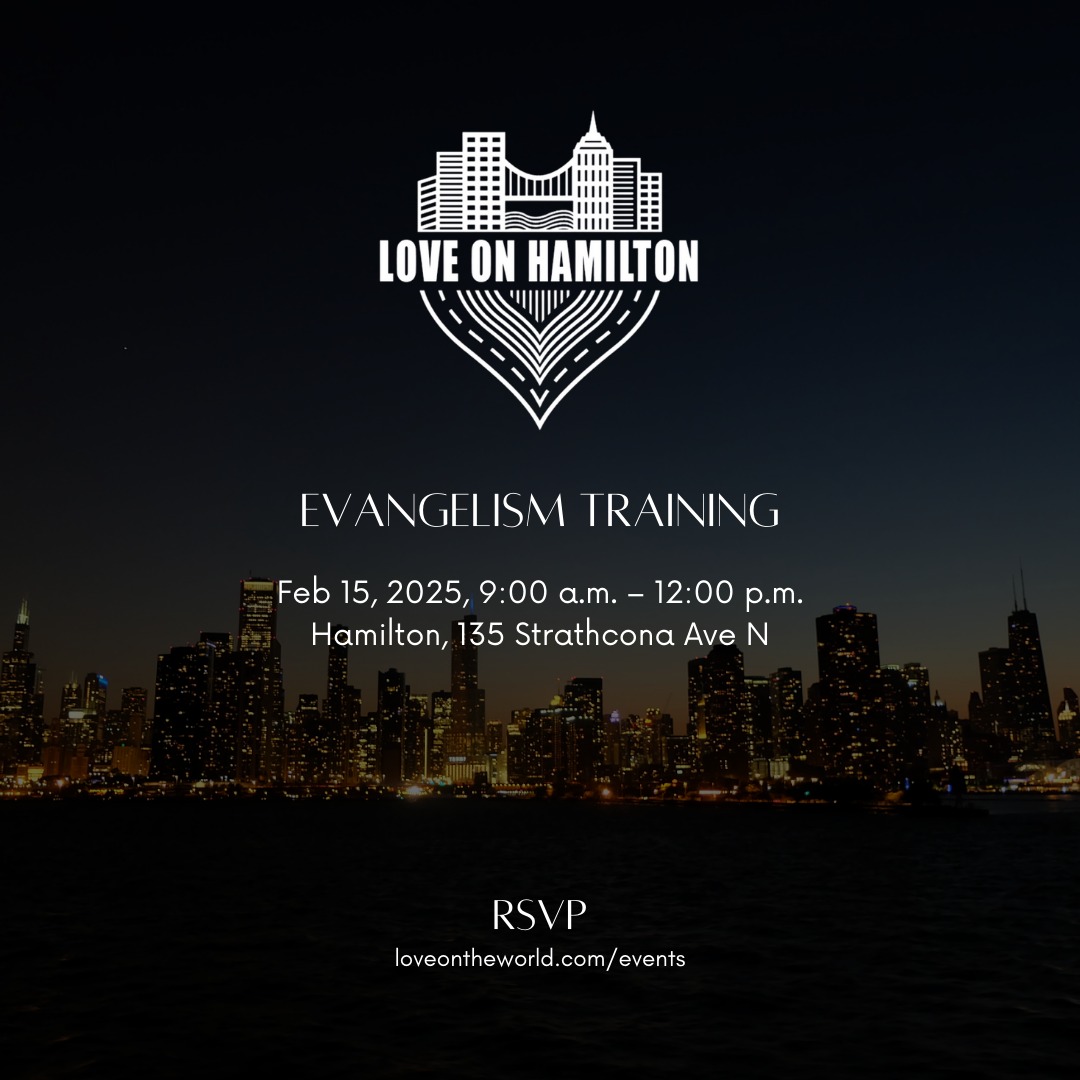 ❤ RSVP here: ➡ https://www.loveontheworld.com/events
---
#LoveonHamilton #e3Canada #IAmSecondCanada #ThyKingdomNetwork