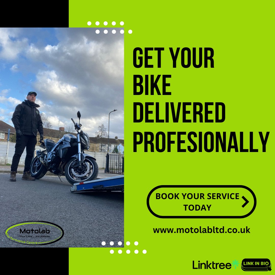 🏍️ Precision in Every Mile 🛡️ At Motolab, we don't just transport motorcycles; we safeguard them with expert care. Our dedicated team is trained to handle every delivery and recovery with the utmost precision and safety. No matter the size!! Trust the professionals at Motolab to ensure your ride arrives in pristine condition. #MotolabCare #SafeTransport #BikeExperts #motolab #MotoLab #SafetyFirst #MotorcycleService #ClaimAssistance #Accessories #BikePerformance