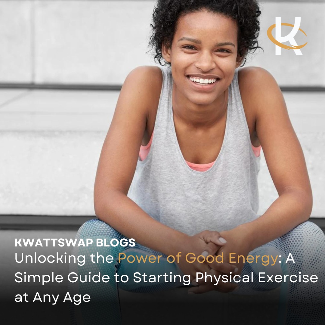 Unlocking the Power of Good Energy: A Simple Guide to Starting Physical Exercise at Any Age
Exercise is more than just about staying fit—it’s about creating good energy that fuels your mind, body, and spirit at any age. The benefits of regular physical activity extend far beyond physical health; they ripple into every aspect of your life, transforming your mood, mindset, and well-being. Whether you're young, middle-aged, or a senior, movement has the power to boost your energy, improve your quality of life, and foster a healthier, more vibrant future. And the best part? It doesn’t take complicated routines or hours in the gym to start enjoying these benefits.
In this blog, we’ll explore how to Unlock the Power of Good Energy
https://www.kwattswap.org/post/unlocking-the-power-of-good-energy-a-simple-guide-to-starting-physical-exercise-at-any-age
.
.
.
#lit #powerfulchange #lightup #inspire #transform #solarenergy #donations #goodenergy #physicalexercise #changinglives #kwattswap #lightup #support #blog #blogging