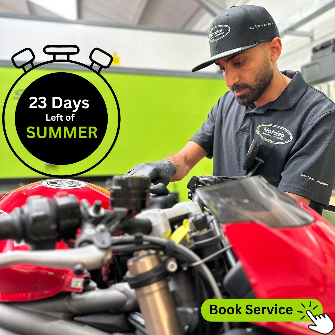 π We're back from our holiday break and revved up with excitement! π οΈ With only 23 days left of summer, there's still plenty of time to get your bike tuned up and enjoy the open road. ποΈ Don't miss out - head to our website through the link in our bio to book your service today! Let's make the most of the summer riding season together. π΄ #MotolabLTD #SummerRides #BackToWork