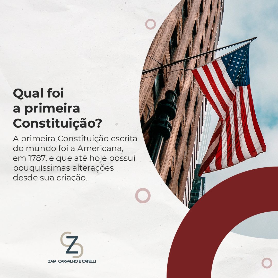 Em mais de 230 anos de existência da Constituição Americana, foram aproximadamente 30 emendas, sendo que as primeiras trataram sobre a liberdade religiosa. A segunda a ser escrita foi a da França, em 1791, ocasionada pela Revolução Francesa de 1789. Já a primeira Constituição Brasileira surgiu apenas em 1824, chamada de Constituição Imperial.