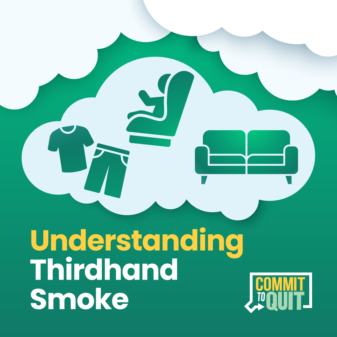 Understanding Thirdhand Smoke
Thirdhand smoke is the smoke or aerosol that settles onto clothing, toys, or furniture, posing a health risk to you and your family. Quit smoking or vaping today. CommitToQuitCT.com / 1-800-QUIT-NOW
#wctc #PreventionHappensHereCT