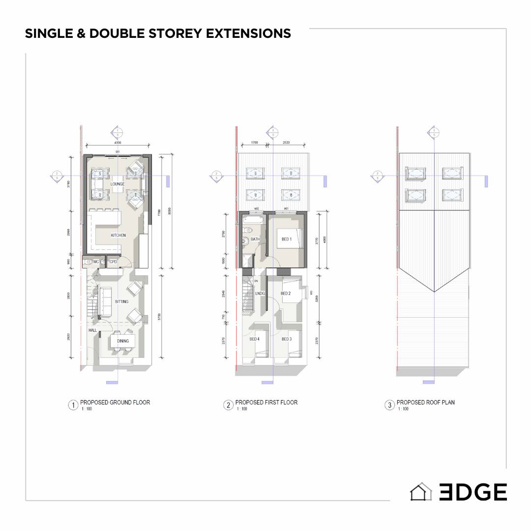 ✨ Project Update: Single and Double Storey Rear Extension ✨
We're excited to share one of our recent projects featuring a stunning single and double storey rear extension!
🏠 Ground Floor: We've transformed a small room into a luxurious open-plan kitchen and lounge/family area. The vaulted ceilings and Velux windows flood the space with natural light, while the glazed gable end with sliding doors creates a seamless connection to the garden.
🏠 First Floor: We've added a fourth bedroom and a generous family bathroom, providing ample space for a young family to thrive.
This fantastic addition will significantly enhance our clients' living accommodation, making their home more spacious and comfortable.
Stay tuned for more updates!
#homeimprovement #extensions #renovation #moderndesign #interiordesign #remodel #architecture #architecturedesign #planning #planningpermission #kitchen #kitchenrenovation #openplanliving #southwales #building #project #design #beforeandafter #transformation