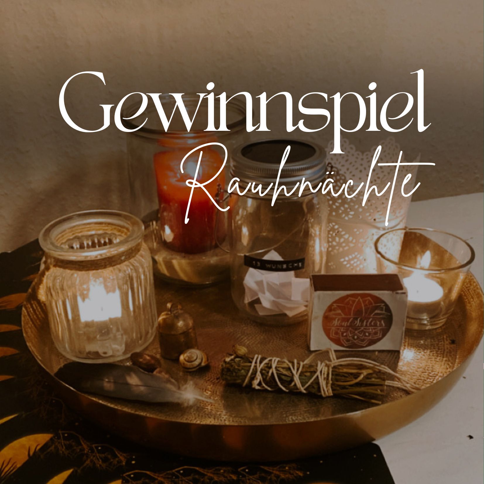 🌟Gewinnspiel Rauhnächte BEENDET🌟
Ich gebe dir meine Hand und begleite dich durch dich Rauhnächte! Mit etwas Glück gewinnst du sogar deine Begleitung und darfst dich auf deine eigene Rauhnachts-Reise zur Erforschung deiner Sehnsüchte mit ganz viel Selbstliebe machen.
Folgendes gibt es zu gewinnen:
1. Platz: Einen Platz im Kreis der Rauhnächte-Begleitung ONLINE inkl. Selbstliebe-Paket
2. Platz: Einen Platz im Kreis der Rauhnächte Begleitung SOLO
3. Platz: Ein Räucherpaket mit 12 kleinen Räucherwerken für die Rauhnächte
So kannst du am Gewinnspiel teilnehmen:
✨Folge mir @soulsisters_by_yogayoga
✨Schenke diesem Beitrag ein ❤️
✨Nenne zwei Freundinnen in den Kommentaren für die eine Rauhnächt-Begleitung ebenfalls magisch wäre
✨Teile diesen Post in deiner Story und verlinke mich mit @soulsisters_by_yogayoga damit ich deinen Story sehen kann
Das Gewinnspiel endet am 12.12.2024 um 12 Uhr und die Gewinnerinnen werden von mir persönlich informiert.
Bitte beachte folgende Voraussetzung zur Teilnahme am Gewinnspiel:
✨Der Gewinn kann nicht ausgezahlt werden und ist nicht übertragbar.
✨Sollte sich die Gewinnerinnen nicht bis zum 14.12.2024 zurück melden, verfällt der Gewinn.
✨ Sollte die Rauhächte-Begleitung ONLINE aufgrund zu geringer Teilnehmerzahl nicht statt finden, ich der erste Platz eine Rauhnächte-Begleitung Solo inkl. Selbstliebe-Paket.
✨ Für die Teilnahme musst du mind. 18 Jahre alt sein & deinen Wohnsitz in Deutschland habe.
Du möchtest erst noch mehr über meine Rauhnächte-Begleitung erfahren, dann schau dich gerne online um. Den Link zu der Rauhnächte Begleitung findest du auch in der Bio.
Hast du noch Fragen an mich - schreib mir gerne eine DM.
Das Gewinnspiel steht in keiner Verbindung zu Meta / Facebook / Instagram. Für sämtliche Belange des Gewinnspiels ist soulsisters_by_yogayoga als Gewinnspiel-Betreiber verantwortlich.
RAUHNÄCHTE
RAUHNÄCHTE2024
FRAUENKREISE
RÄUCHERN
