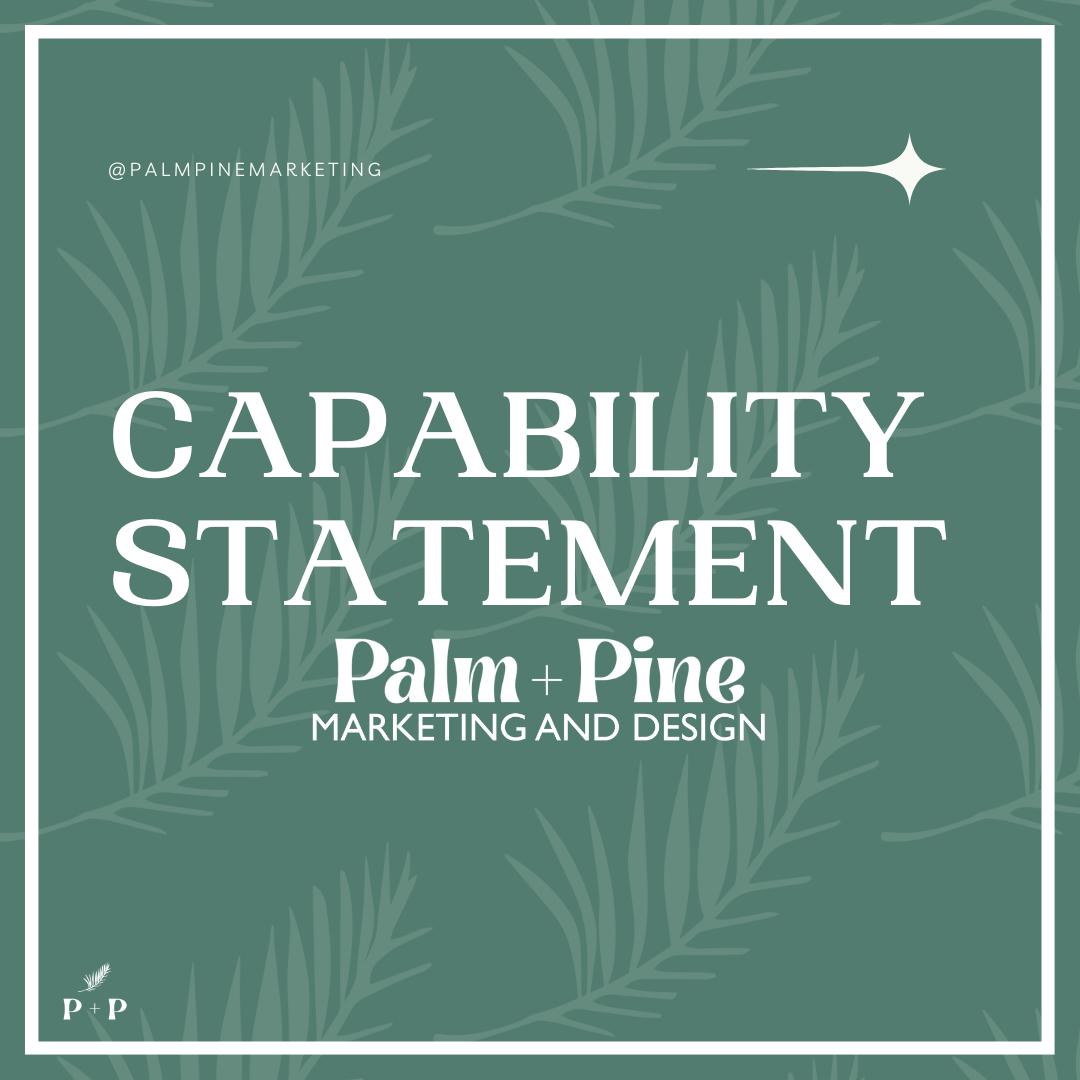 Let's talk about why having a killer capability statement is like giving your brand a power-up mushroom in the game of business! 🍄
Why should you consider having a capability statement? Because it's not just a document; it's your GOLDEN ticket to success, your secret weapon in the battlefield of business, ESPECIALLY when it comes to government contracting.
Let's make magic happen together – DM the word CS to know more! ✨
#SeedToSuccess #PalmAndPine #CapabilityStatement #Business #SocialMediaManagement #BusinessTips #GovernmentContracting