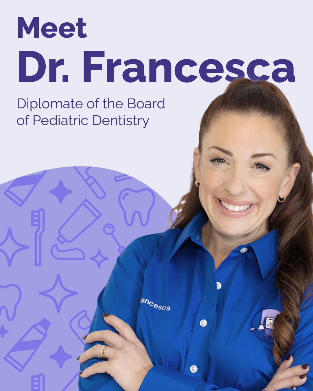 Your child's dental health is her top priority! Dr. Francesca, part of our team of 6 associate pediatric dentists, brings a winning combination of expertise, kindness, and attention to detail to every appointment! #PediatricDentistry #DrFrancesca #drgiladds #marincounty