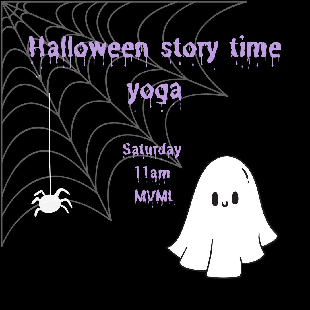 Join Liz and Wyn Saturday (October 26) for a silly, spooky, wiggly story time at the Mary Vinson Memorial Library.
#yoga #adventuresinyoga #healthyhabitsstartyoung #childrensyoga #adventureyoga #healthyhabitsstartearly #kidsyoga #storytimeyoga #storytimeyogafun #storytimeyogaforkids #healthybodyhealthymind #healthybody #keepgrowing #yogaadventures #yogaadventuresforkids #Halloween #halloweenyoga #halloweenyogafun #halloweenyogaforkids #halloweenyogatime