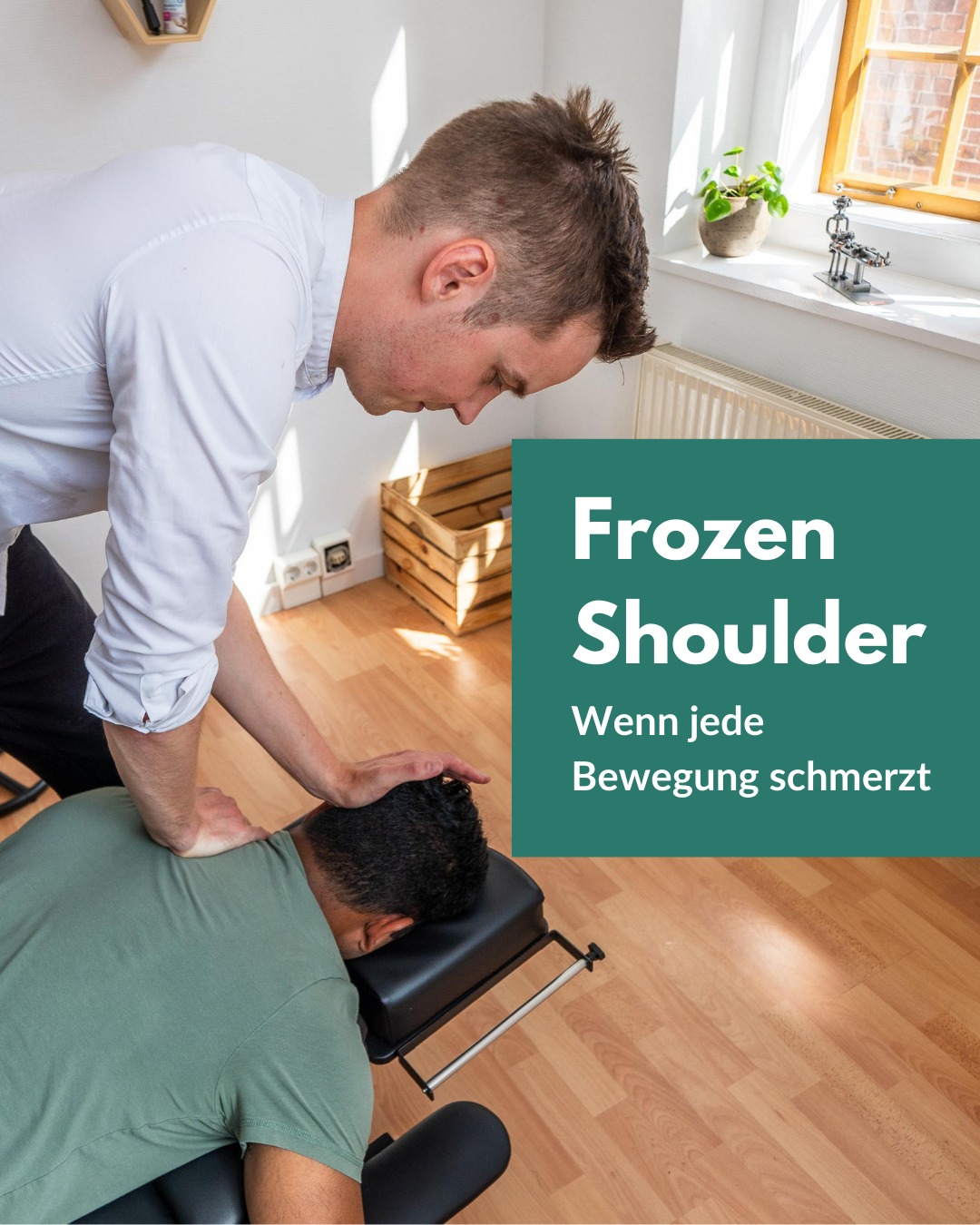 Hast du Schmerzen in der Schulter und kannst deinen Arm kaum noch bewegen? Dann könnte eine Frozen Shoulder dahinterstecken. Viele Betroffene warten zu lange, in der Hoffnung, dass es von selbst besser wird – doch oft verschlimmert sich das Problem.
💡 3 wichtige Fakten zur Frozen Shoulder:
- Sie entwickelt sich oft schleichend über Monate.
- Schmerzen und Steifheit können den Alltag stark einschränken.
- Chiropraktik kann helfen, die Beweglichkeit zurückzugewinnen!
Warte nicht, bis es schlimmer wird! Durch gezielte Techniken unterstützen wir deine Schulter dabei, wieder schmerzfrei zu werden.
📍 ChiroDynamik Potsam
📅 Buche deinen Termin über den Link in der Bio!
#Chiropraktik #Schmerzfrei #Gesundheit #Beweglichkeit #chirodynamikpotsdam #wohlbefinden #chiropraktor #chiropraktiker #chiropraktikpraxis #rückenschmerzen #manuelletherapie