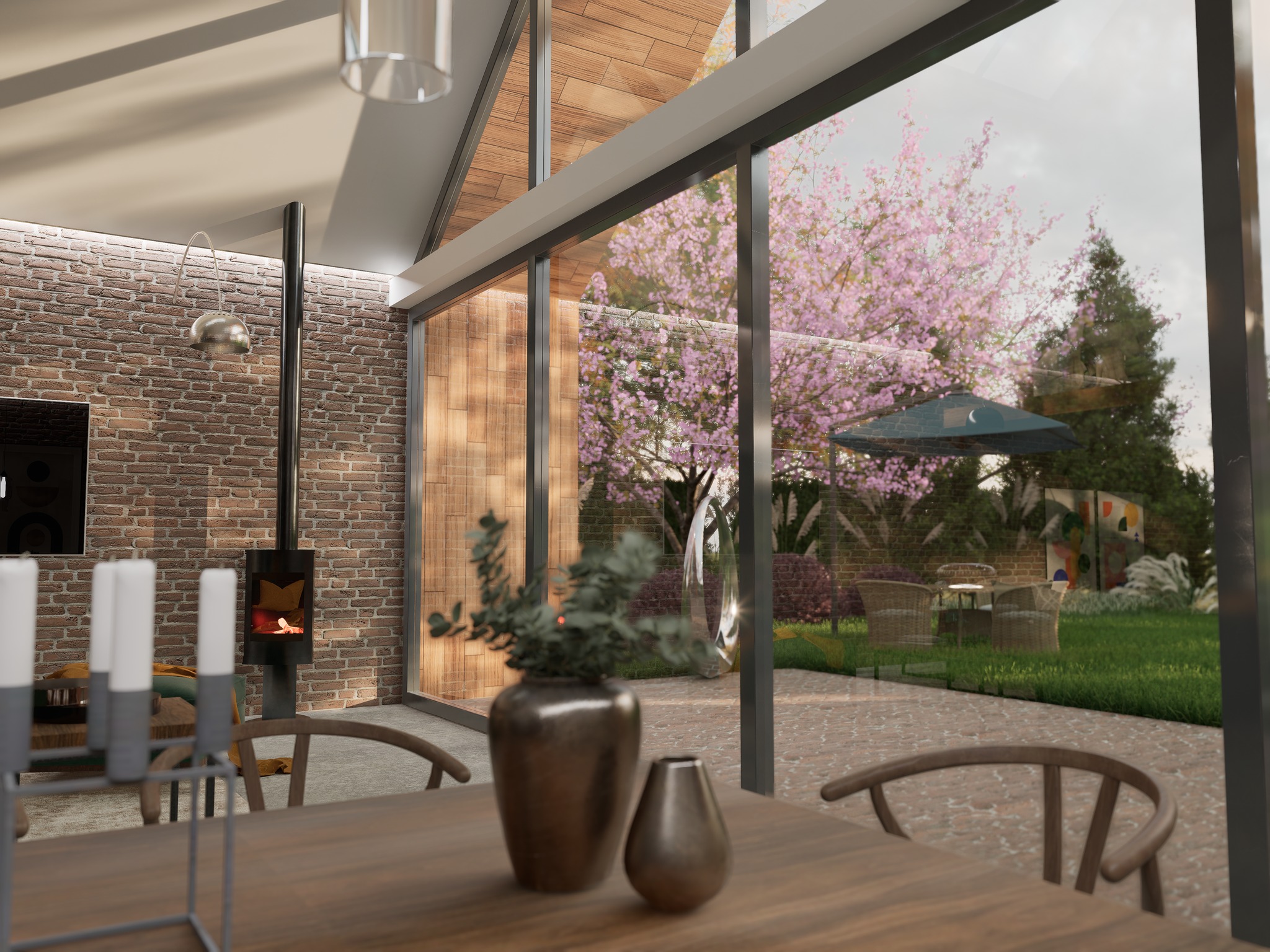 ✨ Something exciting on the drawing board… ✨
At Spirit + Structure, we believe in crafting spaces that feel as good as they look. Here’s an early glimpse at something we’ve been working on. We draw inspiration from the simplicity and warmth of Nordic architecture—where natural materials, clean lines, and connection to the landscape shape how a home feels.
This upcoming project embraces that ethos, with expansive glazing that floods the interiors with soft northern light, a rich material palette of brick, timber, and steel, and a seamless transition between indoor and outdoor spaces. Set against the rolling Aberdeenshire countryside, this home is designed for both comfort and connection—where every detail enhances the way you live.
Stay tuned as we refine this vision into reality. Could you imagine a space like this in your home? Drop a comment or DM us to start the conversation!
#SpiritStructure #NordicInspired #Aberdeenshire #Architecture #SlowLiving #DesignedForYou #ScandinavianDesign #Minimalism #TimberArchitecture #SustainableLiving #WarmMinimalism #ModernHome #ArchitecturePhotography #InteriorDesign #ScottishHomes #PassiveDesign #InsideOutside #DesignMatters #HomeDesign #ArchitecturalInspiration #NatureConnectedDesign