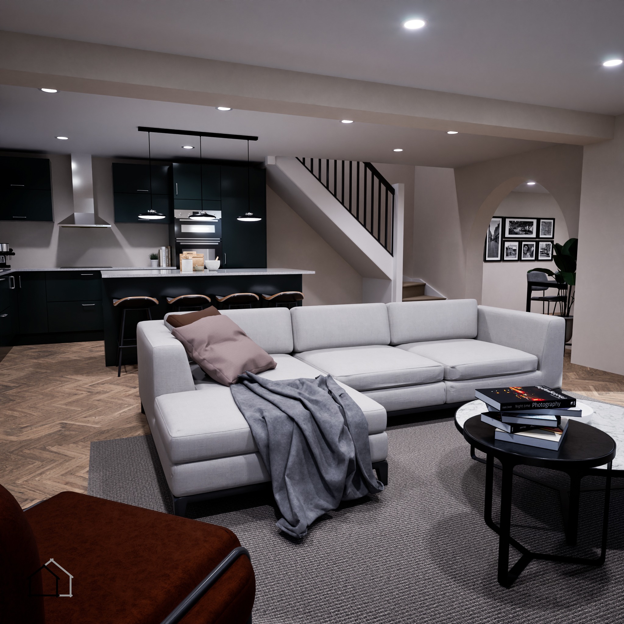 ✨Open-Plan Living✨
CGI images have been produced for our client to showcase the dramatic transformation achieved through a knock-through and side extension. The result is a stunning open-plan kitchen that seamlessly integrates with the living and dining areas.
#DreamSpaces #ArchitecturalDesign #ModernLiving #CGI #HomeTransformation #OpenPlanLiving #Render #Render3D #HomeRenovation #DesignInspiration #Extensions #Renovation #InteriorDesign #Remodel #Transformation #kitchen #kitchendesign #kitchenisland #kitchenremodel #kitcheninspiration #ModernDesign #Architecture #Visualart #Visualization #Building #Project #Design #Southwales