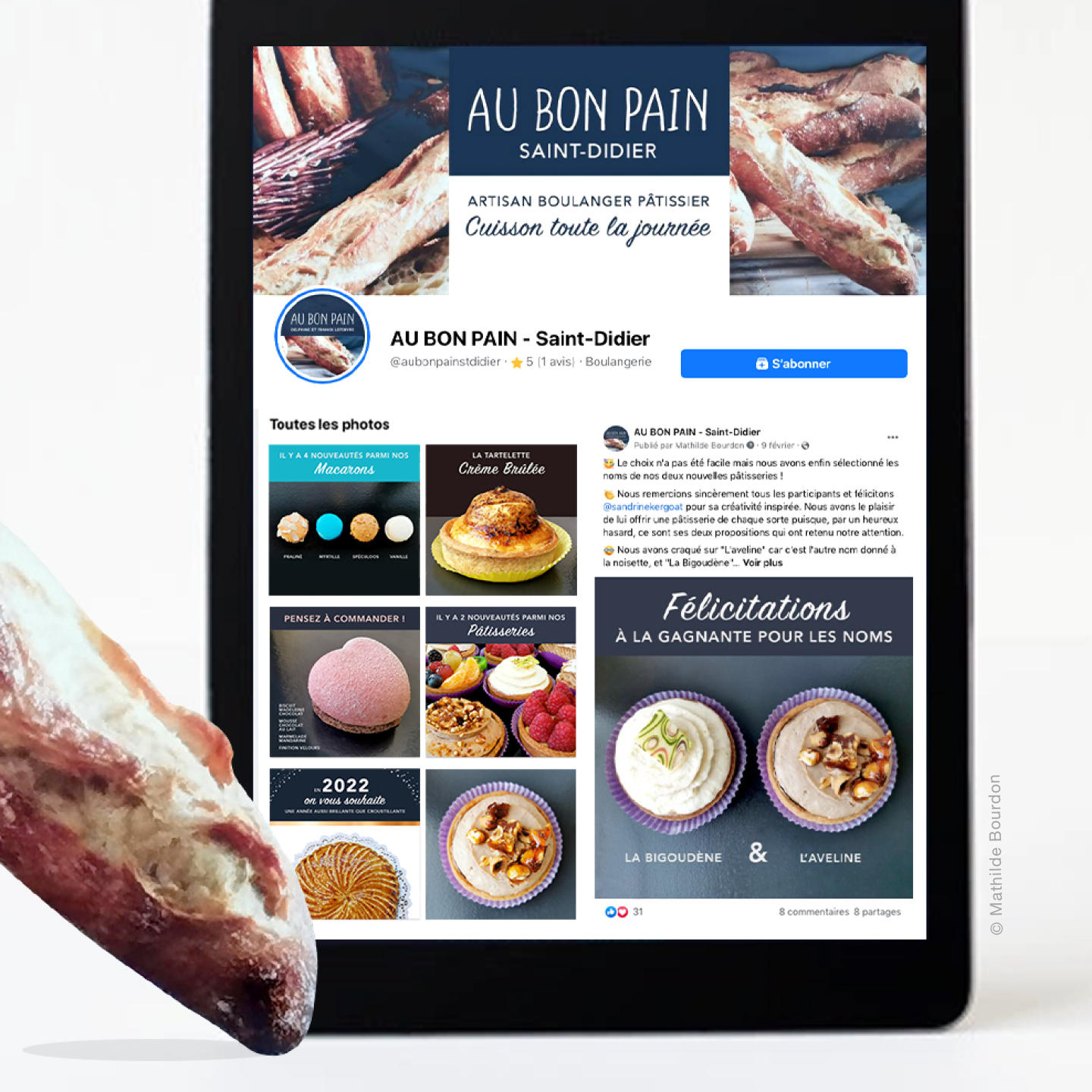 * SOCIAL MEDIA MANAGEMENT *
😋 Parmi toutes les missions qui m'ont été confiées, j'avoue que celle-ci fut littéralement un délice pour moi !
🍩 🍪 🍰 En travaillant sur le social media management de la boulangerie-pâtisserie "Au Bon Pain" de Saint-Didier (35), je me suis régalée à shooter leurs sublimes produits. Mais également à rédiger des posts appétissants, tant dans la forme que dans le fond, pour partager leurs actualités culinaires sur Facebook et Instagram.
Une collaboration fascinante qui a donné vie à de beaux visuels, à l'image de l'excellent travail d'artisan-boulanger de Franck Lefèbvre.
Je vous en présente quelques-uns ici, mais pour en voir plus, rendez-vous sur @aubonpainstdidier 🥖 🥐
---------
🌸 Conceptrice graphique et littéraire, j'aide mes clients à transmettre leurs messages au monde. Du visuel au rédactionnel et de la conception à la réalisation, je donne vie à leur univers en un coup de crayon.
www.mathildebourdon.fr
#graphisme #socialmedia #socialmediamanagement #reseauxsociaux #communicationdigitale #postsreseauxsociaux #shootingculinaire #photographieculinaire #artisanboulanger #boulangerpatissier #saintdidier #vitrécommunauté #commercantdeproximite #shootingproduit #macarons #instagraphicdesigner #graphistefreelance #designproduit #graphismeculinaire #conceptiongraphique #rédactrice #rédactriceweb #crayondebourdon #mathildebourdon #instacreation