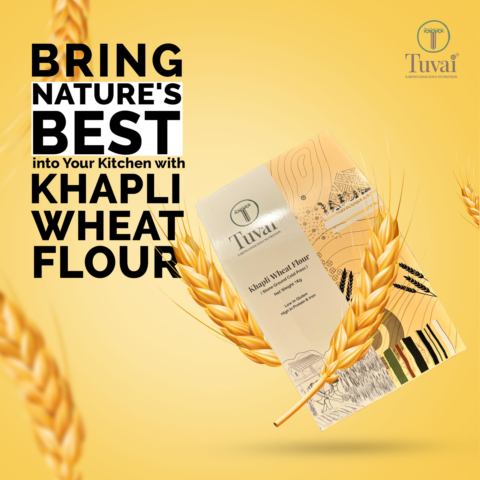 Say hello to ur Khapli Wheat Flour! 🌾Infused with Vitamins B6 & B12, our gentle Cold-Pressed process preserves the bran, aiding digestion and nutrient absorption. boasting higher Protein and lower Gluten, It's perfect for those prioritizing health, including Cancer patients requiring Protein-rich options.
Enjoy Guilt-Free indulgence with Its Low Cholesterol Content.
Shop our premium natural products at www.tuvainature.com
-
-
#Tuvainature #Organicproduct #Jharkhandpride #Organicgoodness #Healthrevolution #Tuvaikhapliwheat # #Organicgoodness #Farmerslife #Indianfarmers #Organicgoodness #Healthystar #Poha #Gobindobhogricepoha #Sustainbleagriculture #Traditionalfarmingpractices #Organicfarmers #Organicfarming #Amritkrishi #Redricegoodness #Healthyeating