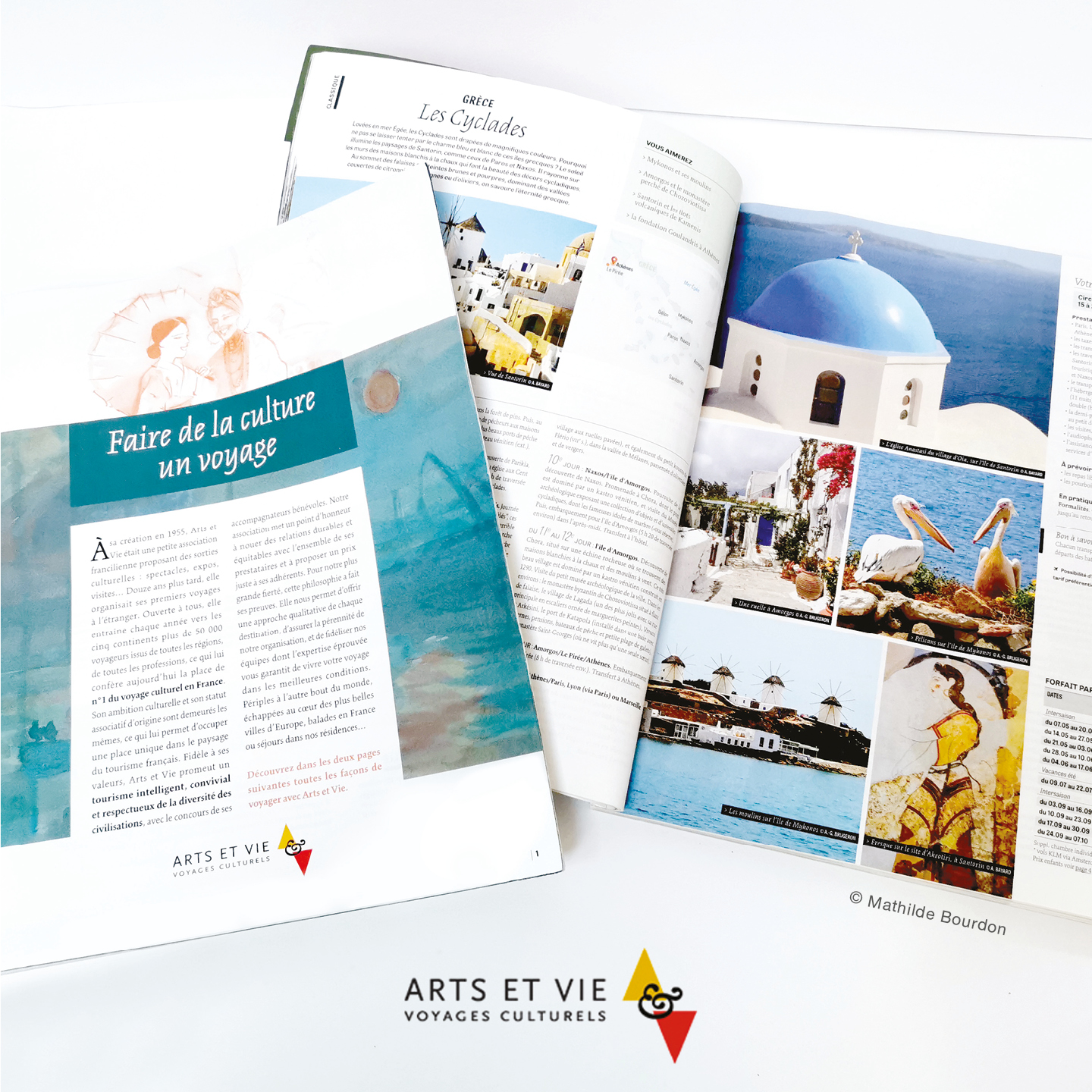* CATALOGUE EVASION *
🏝🎨 J'ai eu la chance de travailler plusieurs années sur les catalogues semestriels "Evasion", édités par le voyagiste culturel @artsetvie
Des supports inspirants avec lesquels j'ai pu voyager tout en travaillant. Des photos spectaculaires, où les arts et la culture prennent tout leur sens. Et des programmes passionnants aux détails techniques exigeants...
💫 J'aime les projets complets où je peux intervenir sur différentes missions à la fois et ainsi avoir une vision globale du produit fini. De la couverture aux pages intérieures, c'est avec joie que j'ai exprimé mon savoir-faire au service de clients bienveillants.
🥰 Ils m'ont même confié quelques illustrations complémentaires à celles de l'illustratrice Elena Tsaregradskaya.
Pour des raisons de confidentialité, je ne vous présente ici qu'un petit aperçu de ce beau projet.
© 2019-2021 - Conçu et réalisé au sein de l’agence Easycom (Laval)
---------
🌸 Conceptrice graphique et littéraire, j'aide mes clients à transmettre leurs messages au monde. Du visuel au rédactionnel et de la conception à la réalisation, je donne vie à leur univers en un coup de crayon.
www.mathildebourdon.fr
---------
🌸 Conceptrice graphique et littéraire, j'aide mes clients à transmettre leurs messages au monde. Du visuel au rédactionnel et de la conception à la réalisation, je donne vie à leur univers en un coup de crayon.
www.mathildebourdon.fr
#artsetvie #voyagiste #voyagesculturels #artsetculture #voyages #designgraphique #graphistefreelance #graphisteprint #édition #conceptiongraphique #instagraphic #graphistefemme #designprint #mathildebourdon #crayondebourdon #instaart #artoninstagam #illustratrice #illustratricefreelance