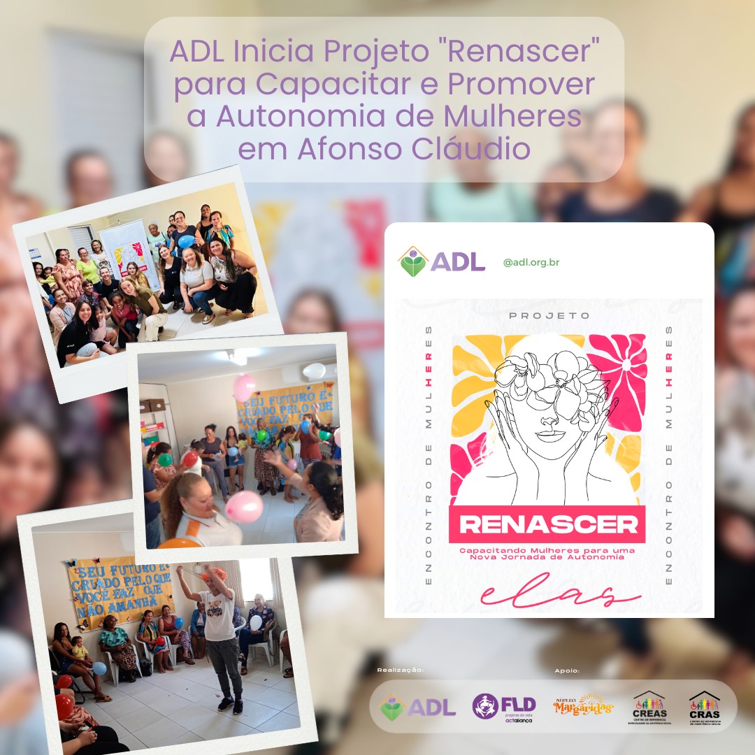 ✨ A ADL deu início ao projeto "Renascer: Capacitando Mulheres para uma Nova Jornada de Autonomia"! ✨
Este projeto visa fortalecer a autonomia de 30 mulheres de Afonso Cláudio, em parceria com o CREAS, CRAS e Núcleo Margaridas. Com o apoio da Fundação Luterana de Diaconia (FLD) e da Federação Luterana Mundial (FLM), o "Renascer" é um passo importante na luta contra a violência de gênero.
📅 Em julho de 2024, tivemos nosso primeiro encontro, onde foram apresentadas as ações do projeto e abertas as inscrições para oficinas que ocorrerão nos próximos 11 meses. A mobilização foi essencial, contando com o apoio do CREAS, CRAS, Núcleo Margaridas e da Secretaria Municipal de Assistência Social.
🎭 No último dia 22 de agosto, realizamos um encontro especial utilizando a linguagem do teatro do oprimido, promovendo diálogos sobre empatia e coletivismo. Essa atividade foi conduzida pelo professor Alex Reblim Braun, nosso mobilizador de teatro do oprimido na ADL.
👩🏫 Nos próximos meses, teremos capacitações em áreas como Gestão Financeira, Cuidados com Idosos, Maquiagem, Autocuidado, Design de Sobrancelhas e Comunicação e Marketing, realizadas por profissionais do município. Além disso, haverá momentos de integração e lazer, com um espaço dedicado às crianças, filhos e filhas das participantes.
🚨 Como parte das atividades, acontecerá a jornada "Nem Tão Doce Lar" em Afonso Cláudio, com a Oficina de Formação no dia 11 de setembro e a Exposição da Casa-exposição nos dias 12 e 13 de setembro. Esta mostra itinerante é uma oportunidade de reflexão sobre a violência psicológica e a superação da violência doméstica e familiar.
💪 O projeto "Renascer" é uma jornada transformadora, fortalecendo a autonomia e o empoderamento das mulheres. A coordenação está nas mãos da assistente social Elismara Lauvrs e da educadora social Willa Buecker, que conduzem cada etapa com sensibilidade e compromisso.
#RenascerADL #AutonomiaFeminina #Capacitação #ViolênciaDeGênero #AfonsoCláudio #ADL #FLD