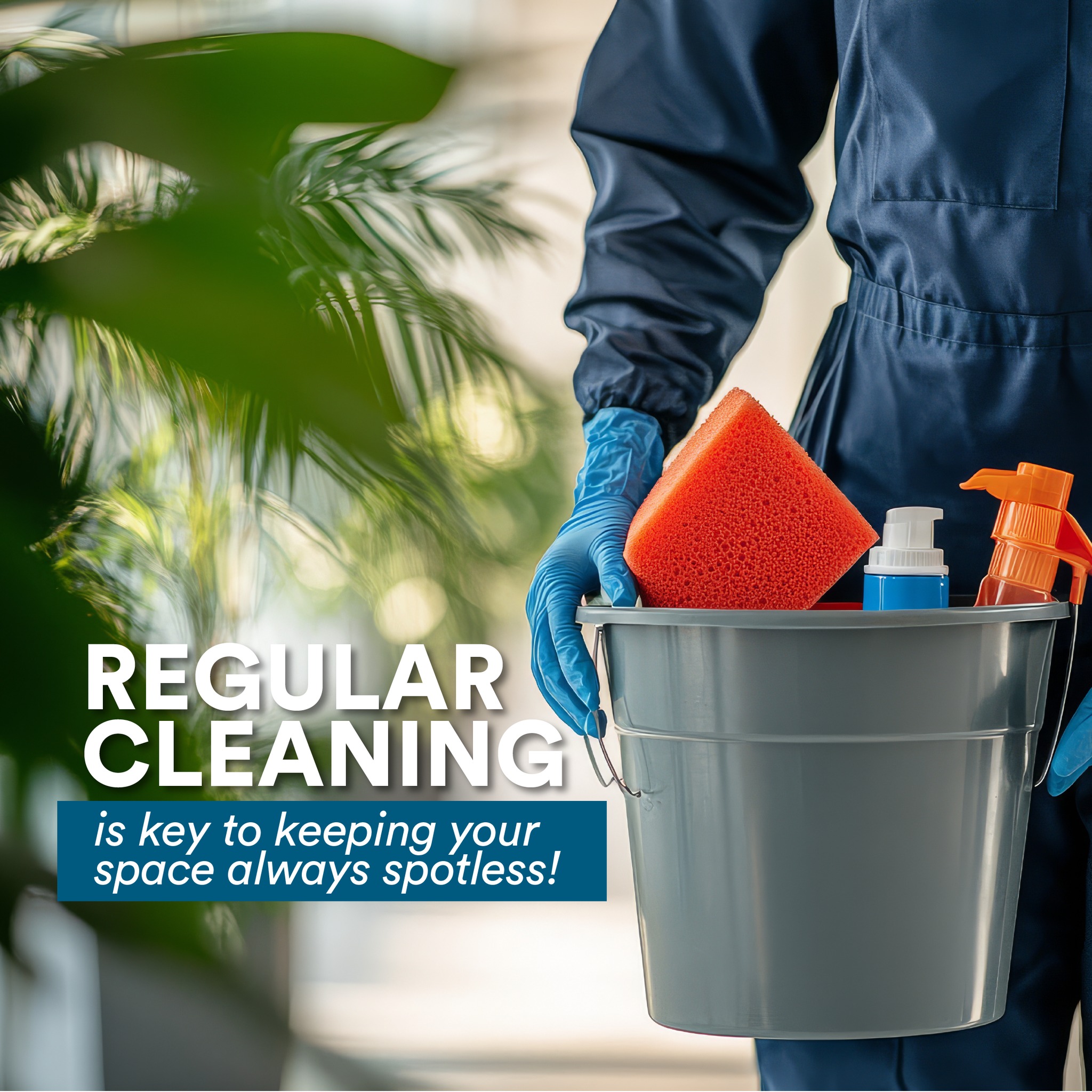 Constant cleaning improves the aesthetics of your home or business and guarantees a healthier and more organized environment. Here we tell you the benefits of opting for a recurring service:
🔹 Healthy environment: Reduces the accumulation of dust, bacteria and allergens.
🔹 Time-saving: Prevents cleaning work from piling up and allows you to enjoy your free time.
🔹 Always organized spaces: Keep your home or office in its best condition without effort.
🔹 Positive impression: Always clean spaces make an excellent impression on visitors and clients.
Let our team take care of everything while you enjoy the tranquility of a clean and tidy environment without worries! 🧽💪
📅 Request your recurring cleaning today and forget about the stress of daily cleaning!
#RecurringCleaning #ImpeccableHome #CleanOffice #HealthyEnvironment #ProfessionalCleaning