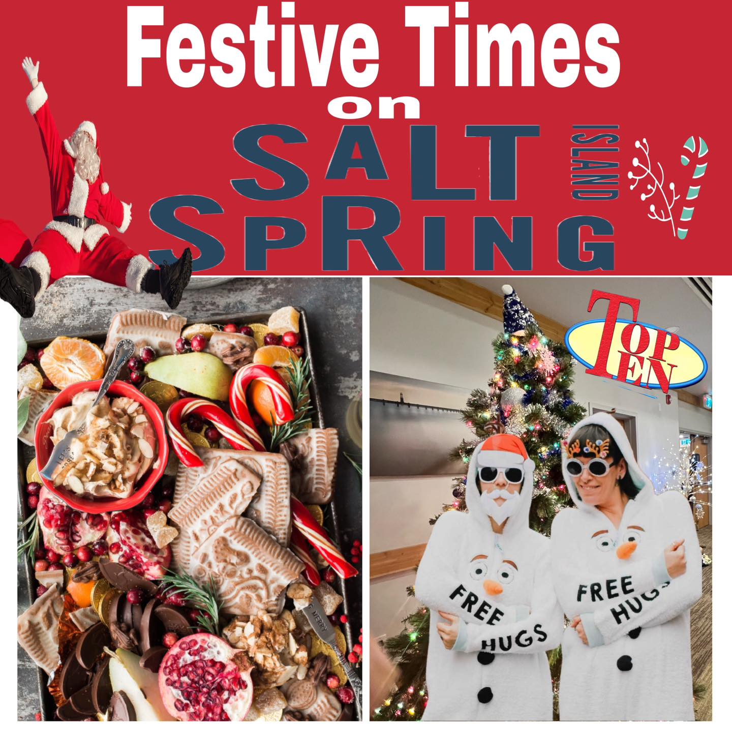 🎄🎅☮️ Top 10 Reasons to Visit ☮️🎅🎄
➡️Waiting for a 🪧 sign to book your get away… here’s 10 ⬅️
10. Free Hugs (apparently lol)
9. Boutique Shops - one of a kind finds
8. Create memories
7. Find what calms your soul
6. Visit an art gallery - support a local artist
5. You're never late… your on island time
4. It's a foodies haven!
3. No clean up… room service!
2. Less presents and more presence
1. What happens on Salt Spring Island Stays on Salts Spring Island ... including calories!
#harbourhousessi #organic #foodie #art #woodleysssi #boutique #freehugs #islandtime #staycation #presance #giftoftravel #getawat