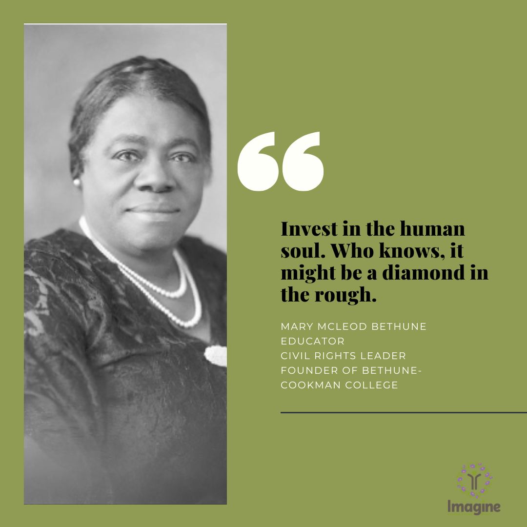 Mary McLeod Bethune was an educator and civil rights leader. She was the founder of the National Council of Negro Women and Bethune-Cookman College (Bethune- Cookman University).
#imagineetiquette #educators #BHM #marymcleodbethune #blackteachersmatter #studentenrichment #studentdevelopment #blackeducators
