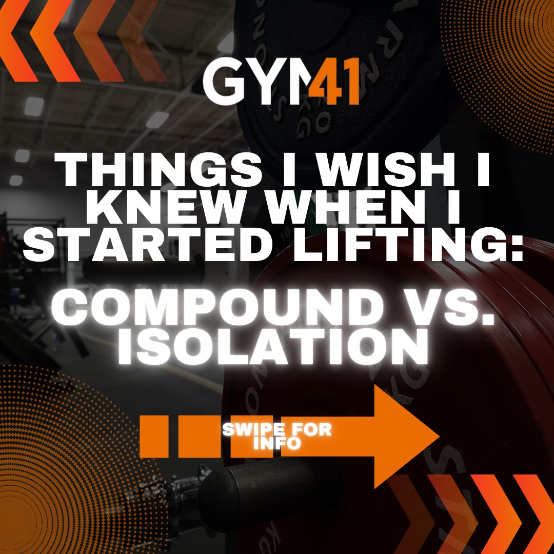 New to the gym? Or maybe suffering from workout-information-overload? Then these series of posts are for you - swipe to the end to maybe learn something new!
🚨 LET OUR TEAM OF EXPERIENCED TRAINERS AND COACHES HELP YOU BEGIN YOUR FITNESS JOURNEY OR TAKE YOUR FITNESS TO THE NEXT LEVEL! 🚨
#Kitchener #Waterloo #cambridge #Gym41 #fitness #gym #workout #fitnesscoach #personaltrainer