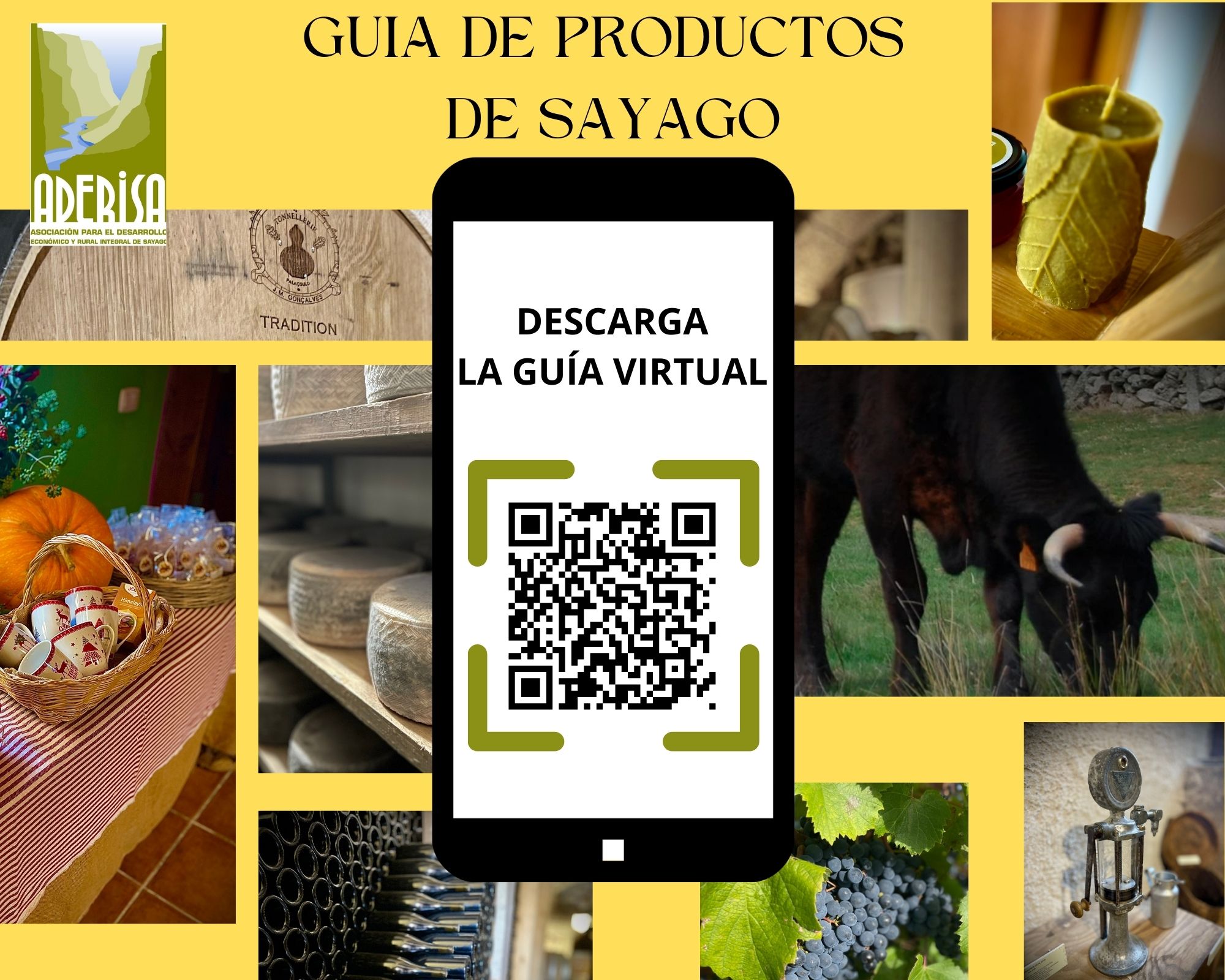📯Hoy damos la bienvenida a la nueva guía que ha elaborado ADERISA.
😍No encontrábamos el momento de finalizarla, pero aquí está!!! Recién salida del horno y llena de los exquisitos productos que se producen en esta comarca.
👉Puedes acceder a ella a través de nuestra página web o mediante el código QR, que os dejamos en la publicación. https://www.aderisa.es/about-3
📍Un claro ejemplo de todo lo que producimos en #Sayago.
@seguidores