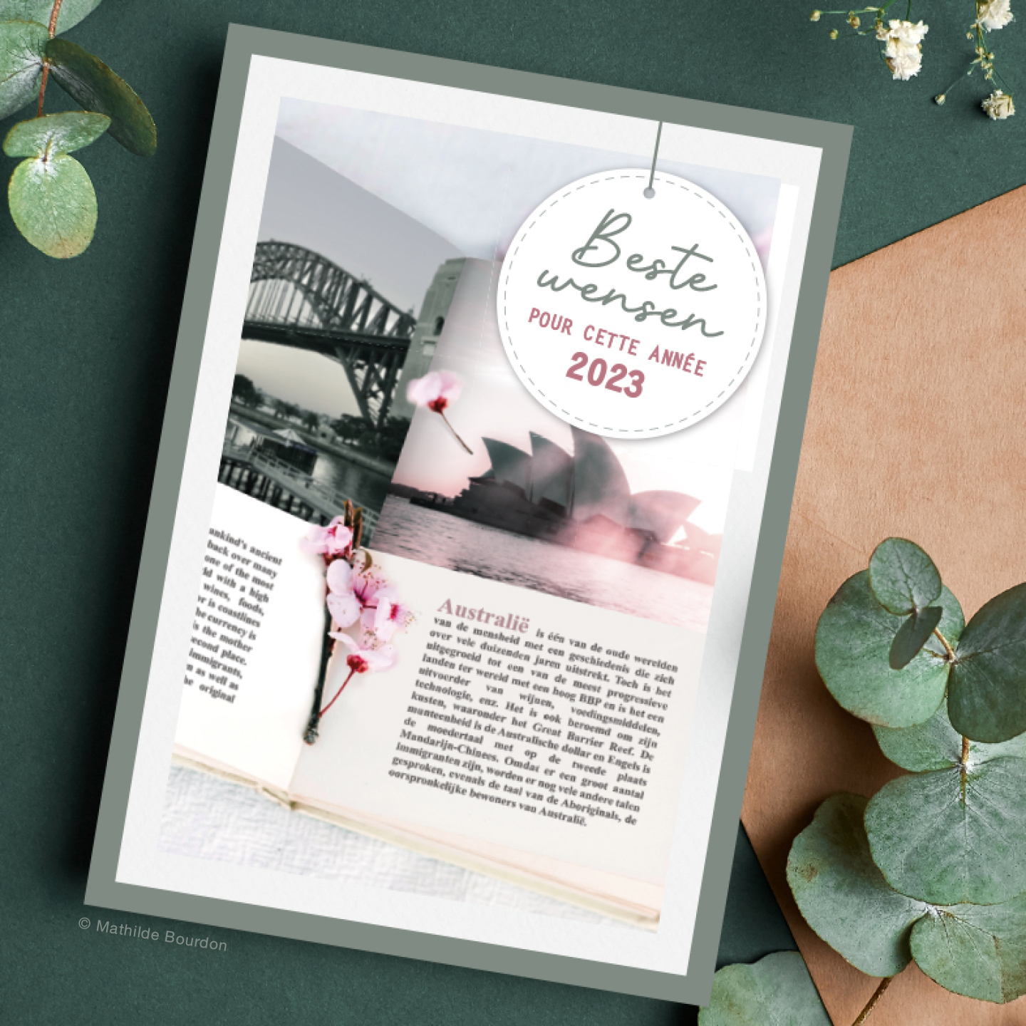 * CARTE DE VOEUX *
Avez-vous remarqué ? La fin d'année approche à grands pas !
Et, avec elle, la préparation des voeux pour 2024.
Et oui, mieux vaut s'y prendre en avance car le mois de décembre est souvent chargé et passe à toute vitesse !
Je vous présente ici la carte que j'ai réalisée pour les voeux 2023 de @evabeaudouintraductions .Une collaboration tout en douceur, où j'ai pu laisser s'exprimer ma créativité.
Qui a dit que la nouvelle année devait forcément être aux couleurs de Noël ?
J'ai proposé ici des souhaits printaniers, promesse d'une année verdoyante, légère et florissante.
Si, vous aussi, vous souhaitez envoyer une carte de voeux :
- originale
- entièrement personnalisée
- à l'image de votre activité
- qui exprime des souhaits sincères...
Parlons ensemble de votre projet !
---------
🌸 Conceptrice graphique et littéraire, j'aide mes clients à transmettre leurs messages au monde. Du visuel au rédactionnel et de la conception à la réalisation, je donne vie à leur univers en un coup de crayon.
www.mathildebourdon.fr
#graphisme #cartedevœux #cartepersonnalisée #communicationvisuelle #traductriceindépendante #traductions #carteprofessionnelle #instagraphic #graphicdesigner #graphicdesign #designgraphique #flowerlovers #roseetvert #naturelovers #mathildebourdon #crayondebourdon #neerlandais #paysbas #meilleursvoeux #creationgraphique #instaart #graphisteillustratrice #photoshop #montagephoto #artsvisuels #communicationgraphique #graphistefreelance