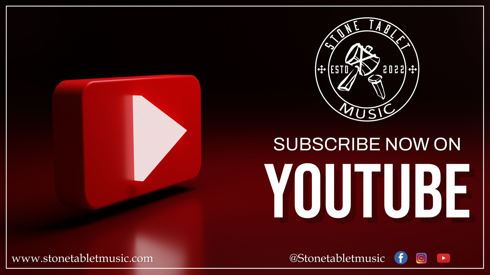 Follow and support your favorite artist's ministry and their behind the scenes journey on our Stone Tablet Music Youtube Page. Enjoy!! 💯💯