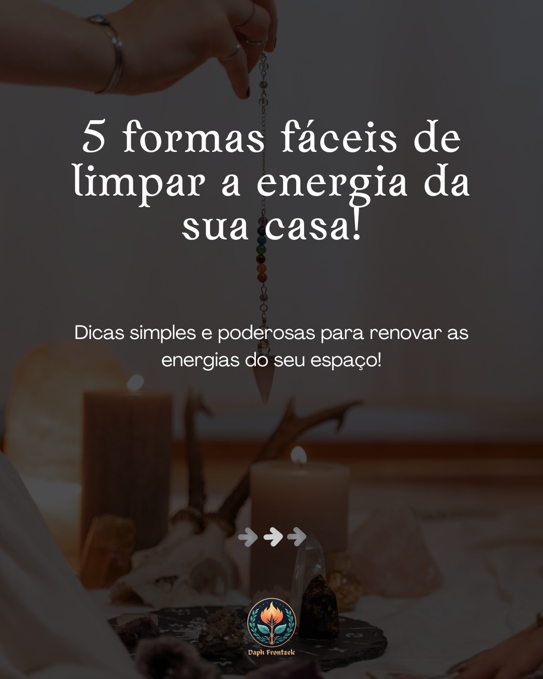 🏡 Sua casa pode estar cheia de energia estagnada sem você perceber!
Se você sente o ambiente pesado ou cansativo, talvez seja hora de uma limpeza energética.
Aqui estão 5 formas simples e poderosas de renovar as vibrações do seu lar:
1️⃣ Defumação com ervas – Sálvia, alecrim ou arruda para purificar! 🌿
2️⃣ Cristais de proteção – Selenita, ametista e turmalina negra fazem a diferença. 💎
3️⃣ Água com sal grosso – O clássico da limpeza energética! 🧂
4️⃣ Som e vibração – Palmas, sinos e cantos para elevar a frequência! 🔔
5️⃣ Deixe o vento entrar – A energia precisa circular! 🌬️
Mantenha seu espaço limpo energeticamente e sinta a diferença!
🔮 Salve este post para usar quando precisar e compartilhe com quem precisa renovar as energias!
#EnergiaPositiva #LimpezaEnergetica #CasaProtegida #Espiritualidade #BoasEnergias
#Defumacao #CristaisDeProtecao #SalGrosso #EnergiaDaCasa #RenovacaoEnergética
#DicasMísticas #VibeAlta #EspiritualidadeNaPratica #Gratidão #PoderPessoal