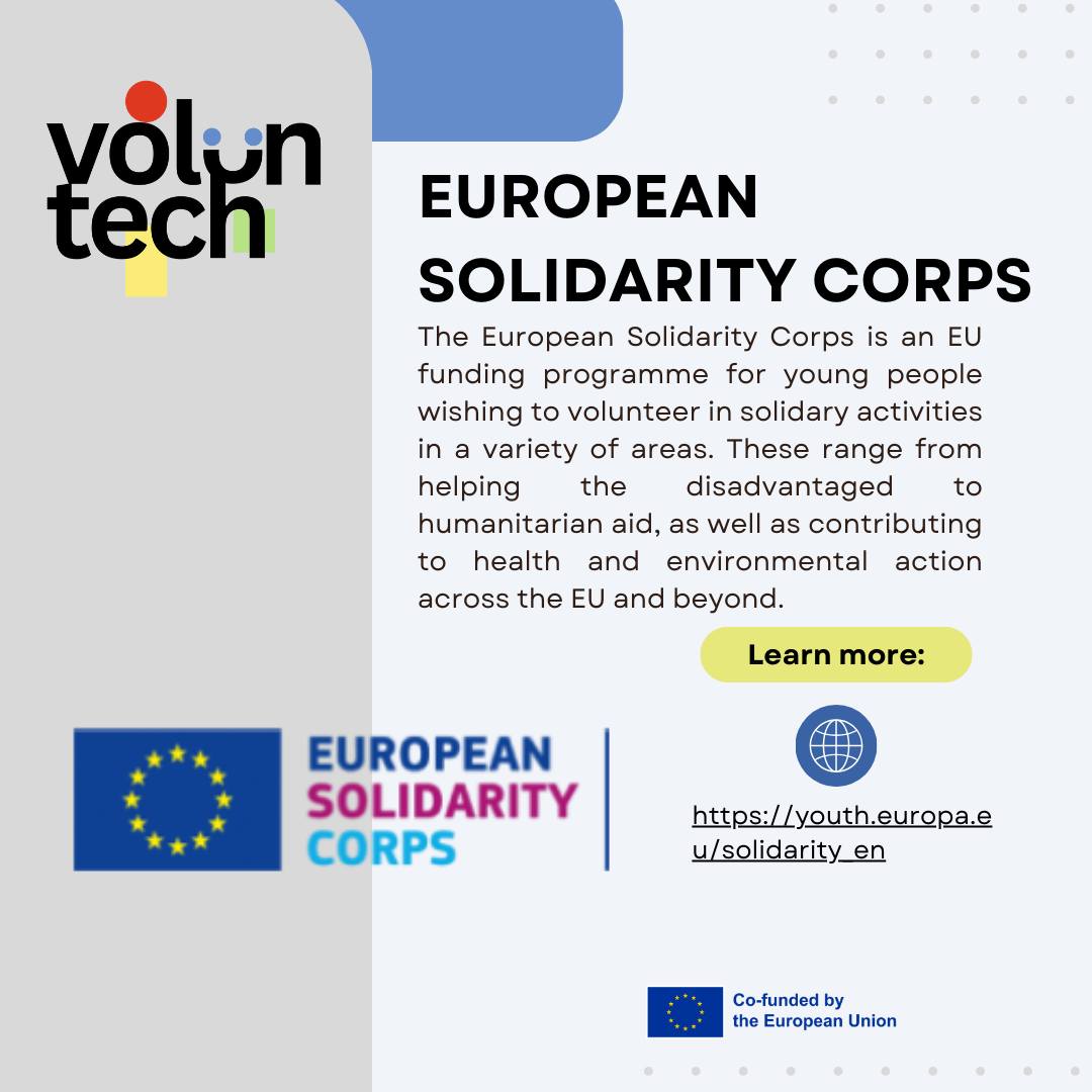 Did you know the European Solidarity Corps?
ESC is a European Union funding programme that offers young people the opportunity to volunteer and run their own solidarity projects for the benefit of communities across Europe.
The programme was announced by European Commission President Jean-Claude Juncker during his annual State of the Union address in September 2016, and officially launched in December 2016. To find out more please visit the programme website:
https://youth.europa.eu/solidarity_en