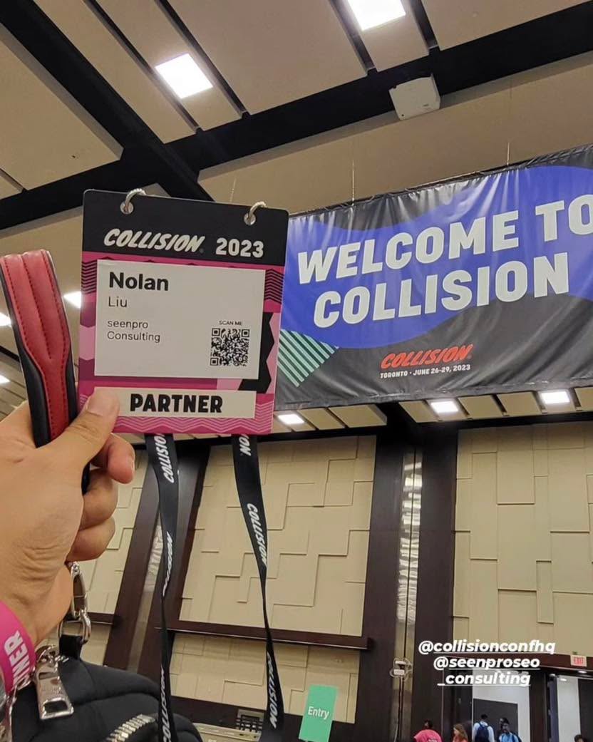 SeenPro @collisionconfhq 👩🏻💻