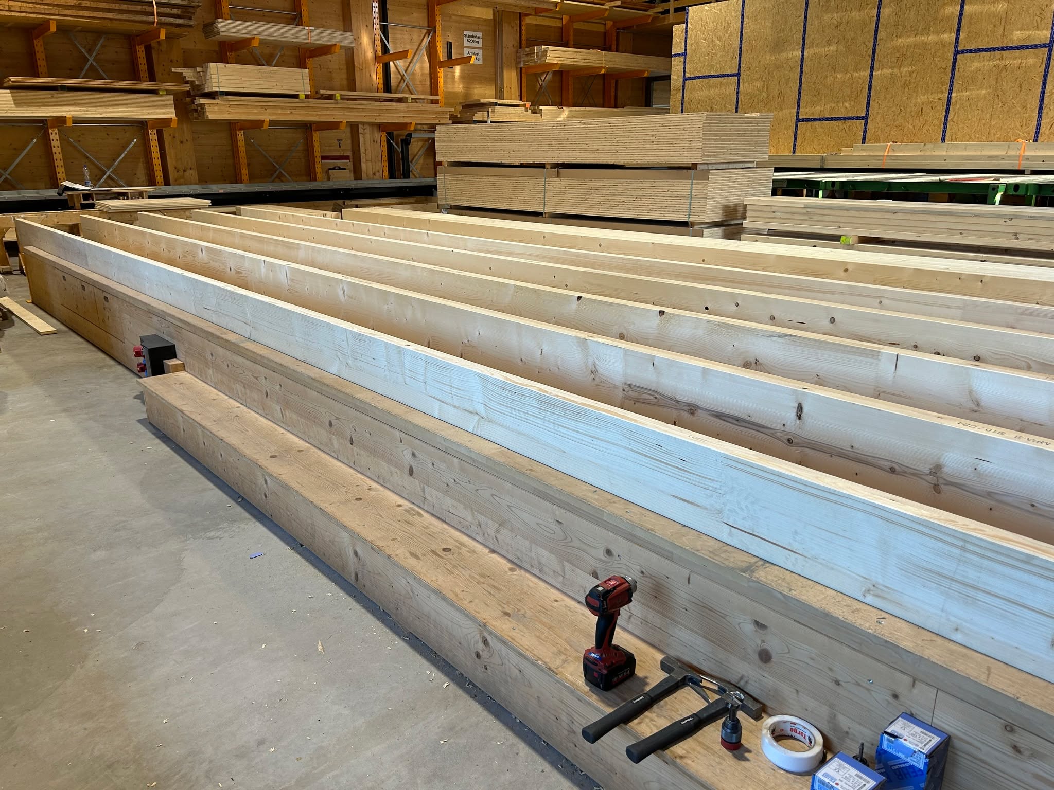 aufrichten einer Attikawohnung