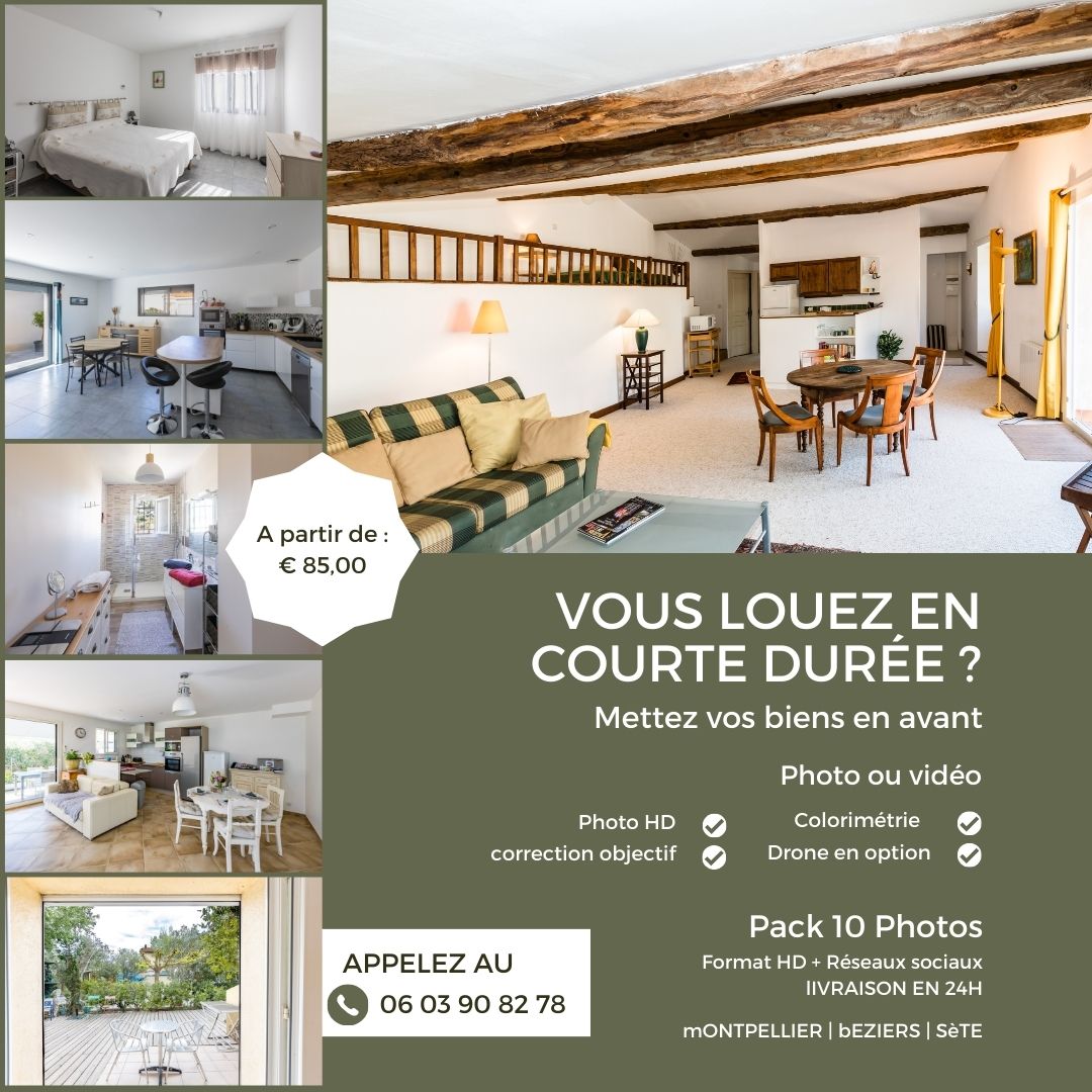 🛏️ AirBnB / AGENCE IMMOBILIÈRE / ARCHITECTURE /
Choisissez l'angle de vue que vous préférez pour mettre en valeur les éléments de votre location.
📸 Mettez en avant votre 🆃🆁🅰🆅🅰🅸🅻, illustrez vos réseaux sociaux ou votre site internet, faîtes la 𝗣𝗿𝗼𝗺𝗼𝘁𝗶𝗼𝗻 de vos biens.
🏗️ Vous êtes architecte, constructeur, maître d’œuvre en Occitanie démarquez-vous en travaillant avec un photographe professionnel !
📈 Pour mettre en valeur vos biens en location 🏘️ Airbnb et autres plateformes de gestion vous avez besoins d'un photographe qui maitrise les lumières naturelles ou au flash mais aussi la post-production 💻 afin d'avoir un rendu professionnel.
📷 Le matériel est important car un objectif grand angle permet de mettre en valeur les surfaces les plus étroites, à condition de maîtriser les valeurs de plans et la symétrie des images 📐.
Investir sur un photographe professionnel c'est rentabiliser votre temps et votre argent 💰, c'est séduire les acheteurs mais aussi les voyageurs 👣 et les touristes de passage 🎒.
#AirBnB #PhotographieProfessionnelle #EspaceAccueillant #photo #photographe #productionvideo #occitanie #languedoc #gard #aude #btp #tourisme #architecture
#immobilier #photographearchitecture #photographeimmobilier #graphisme #colors #city #photographeentreprise #promoteurimmobilier #architecturemontpellier #triptyque