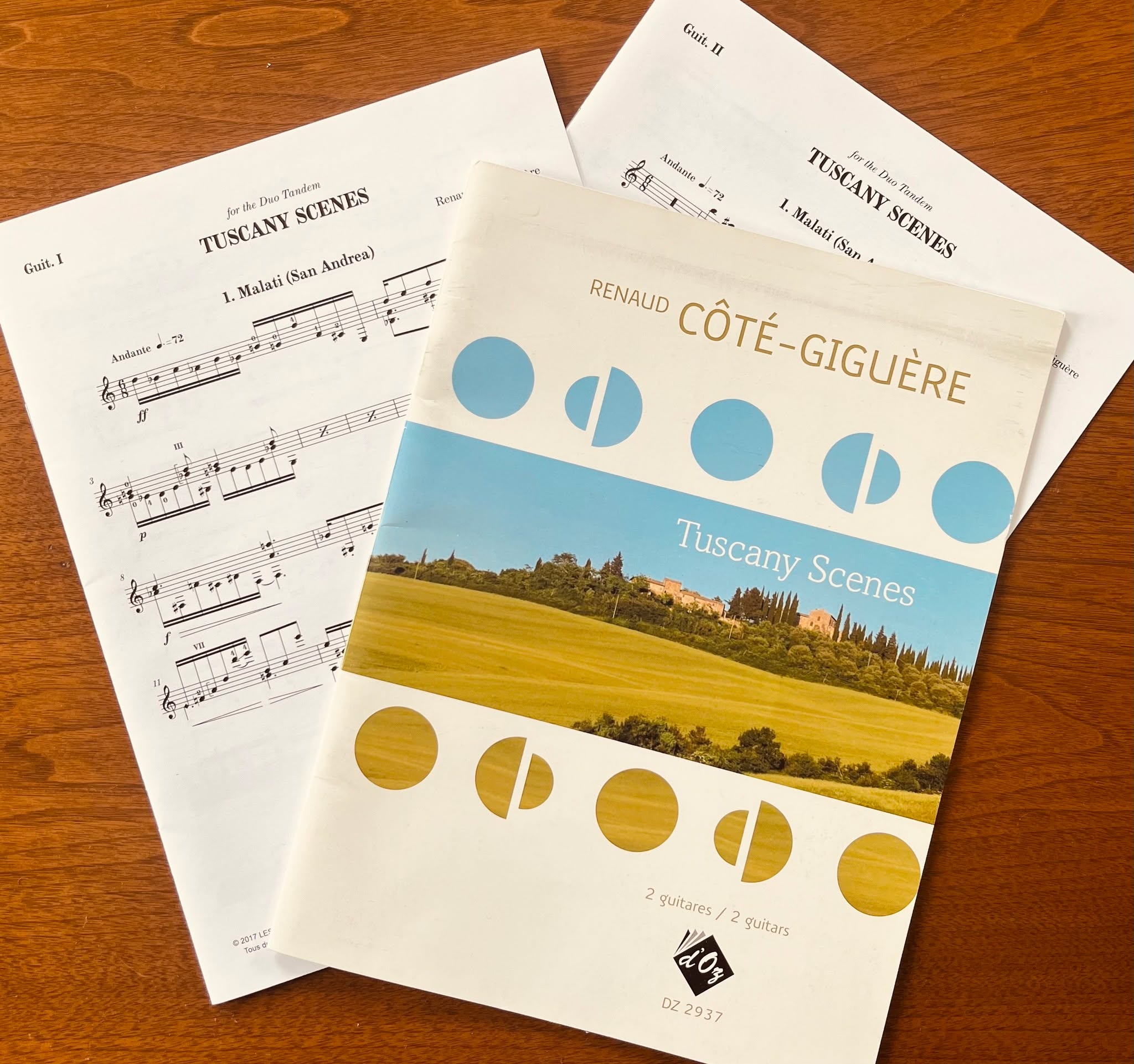 Super excited about this one... the next recording we release this summer will be 'Tuscany Scenes' by our dear friend Renaud Côté-Giguère! While he wrote this set for us many years ago and we have performed it numerous times, we are just now getting around to recording and releasing this masterpiece! Stay tuned for more details 🤘
#classicalguitar #classicalmusic #guitarduo #fingerstyleguitar #guitariscool #duotandem #tuscany #newmusic