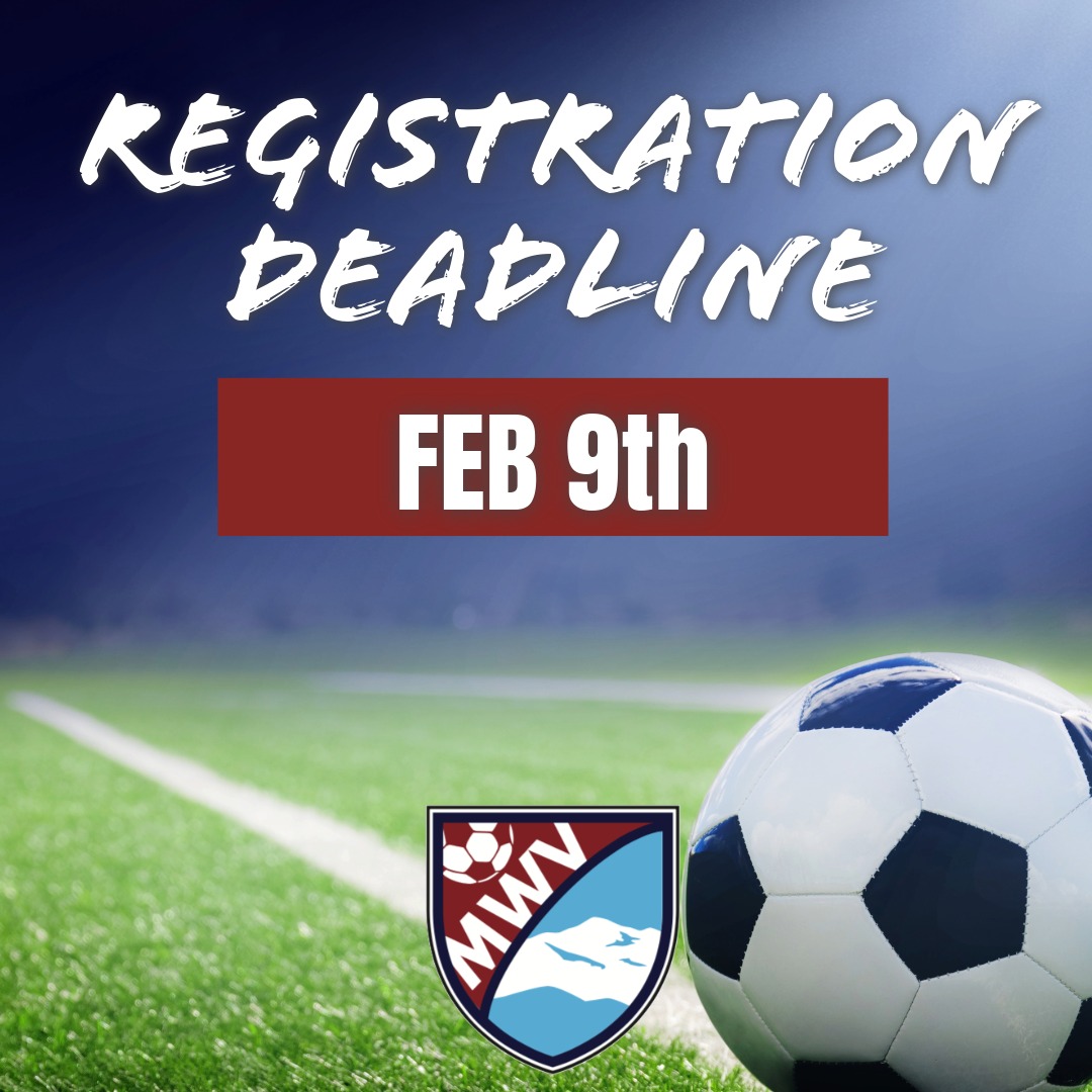 Registration for Spring Travel Soccer closes on February 9th! Don't miss out!
https://www.mwvsoccer.com/spring-travel-teams