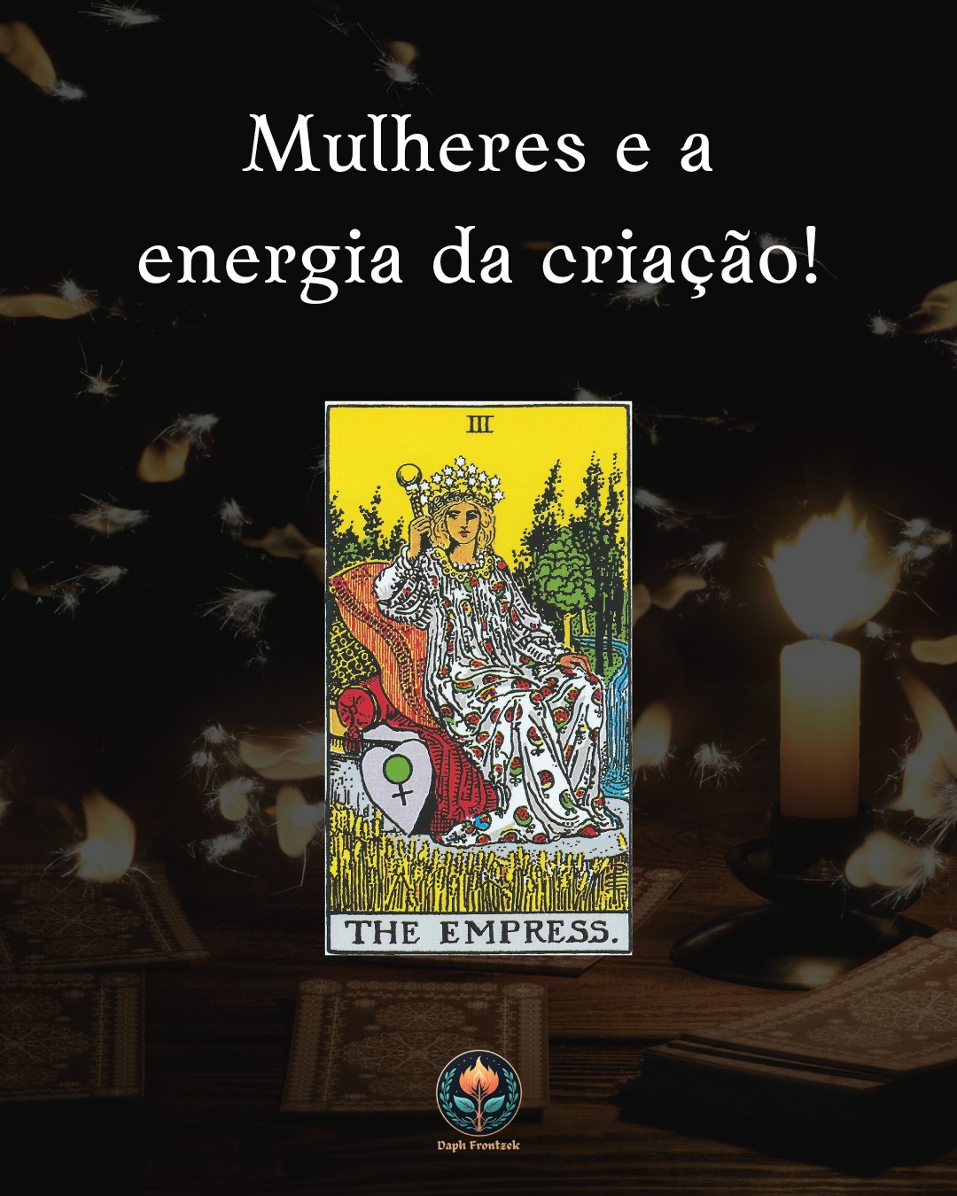 Mulheres e a energia da criação! 🌸
No Tarô, a Imperatriz representa a força, a fertilidade e o poder feminino – a energia criadora que dá vida, nutre e transforma. 🔮🔥
Hoje, celebramos todas as mulheres que manifestam sua própria magia todos os dias. Seja com intuição, coragem ou amor, você carrega dentro de si o poder do Universo. 🌙
💬 Com qual carta do Tarô você mais se identifica? Conta aqui nos comentários! E marque uma mulher poderosa que ilumina seu caminho. 💖
#DiaDaMulher #PoderFeminino #Imperatriz #Tarô #MagiaFeminina #ForçaInterior #Espiritualidade #Autoconhecimento #BruxariaModerna #SagradoFeminino #MulheresMágicas #EnergiaPositiva #ConexãoEspiritual