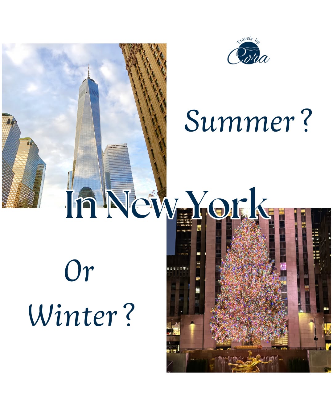 ❄️ vs. ☀️ WINTER or SUMMER in NYC – Which team are you? 🤔✨
New York City is magical all year round, but the experience can be totally different depending on the season! 🌆❄️🔥
Tag a NYC lover!
#NYC #NewYorkCity #WinterVsSummer #TravelByCora #NYCtrip #VisitNYC
#NYCWinter #NYCSummer #VisitNewYork #TravelNYC #BestTimeToVisitNYC