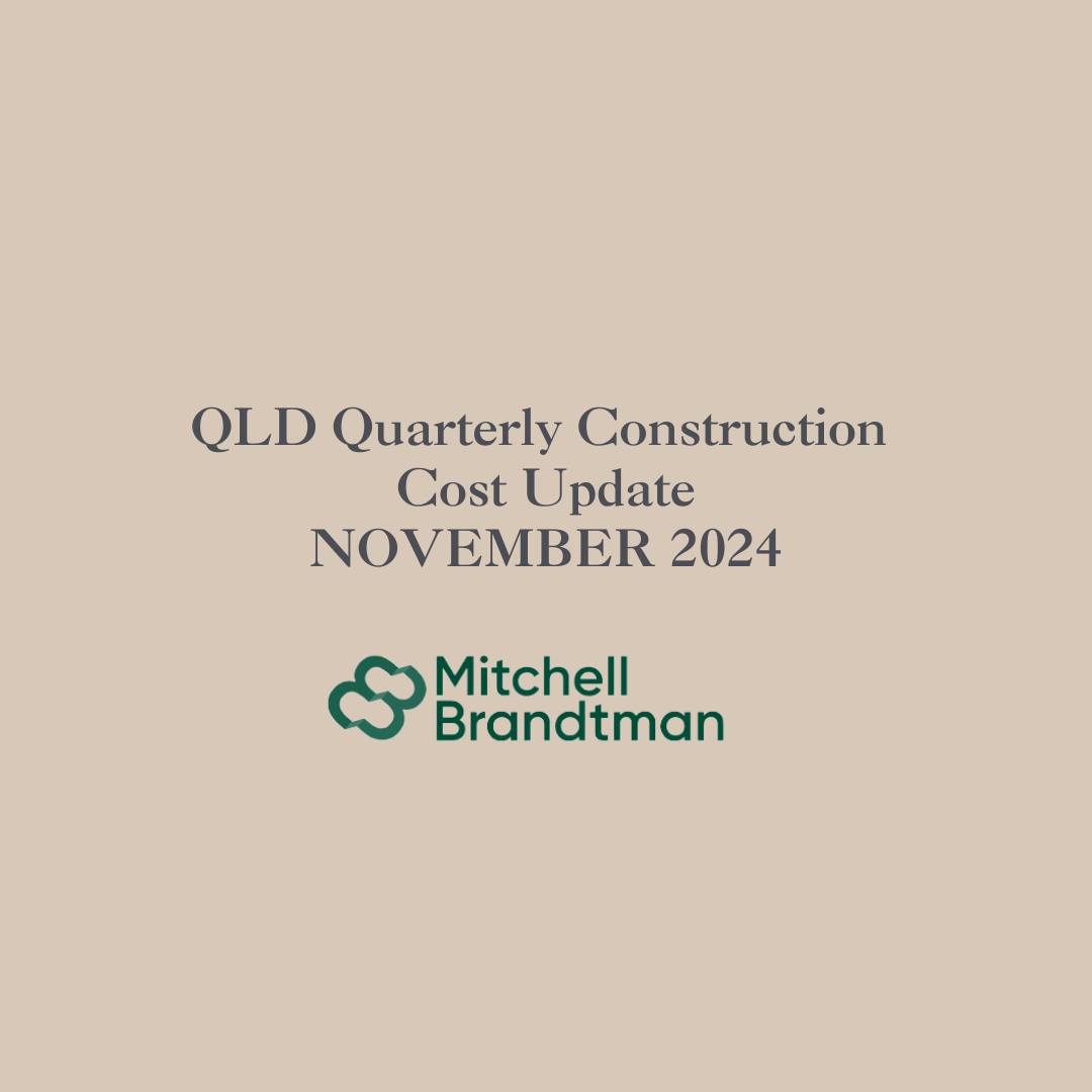 We absolutely agree with the conclusion from the November Construction Update by @mitbrandqs : "Overall market sentiment appears positive with a 'get on with it' attitude and a sense of collaboration between stakeholders on projects".
We're certainly getting on with it here at UA!
Here are the other key outtakes from the November 2024 Quarterly Construction Cost Update by the Mitchell Brandtman team.
To view the full report, or to get in touch with Mitchell Brandtman, visit:
https://www.mitbrand.com/qld-quarterly-construction-cost-update-nov-2024/
.
.
.
#mitchellbrandtman #costmanagement #constructionindustry #buildingindustry #riskmanagement #urbanadvisory #urbanplanner #developmentmanager #urbanplanning #propertydevelopment #urbanpolicy #residentialland #urbandesign #developmentapproval #DA #brisbanecitycouncil #southeastqueensland