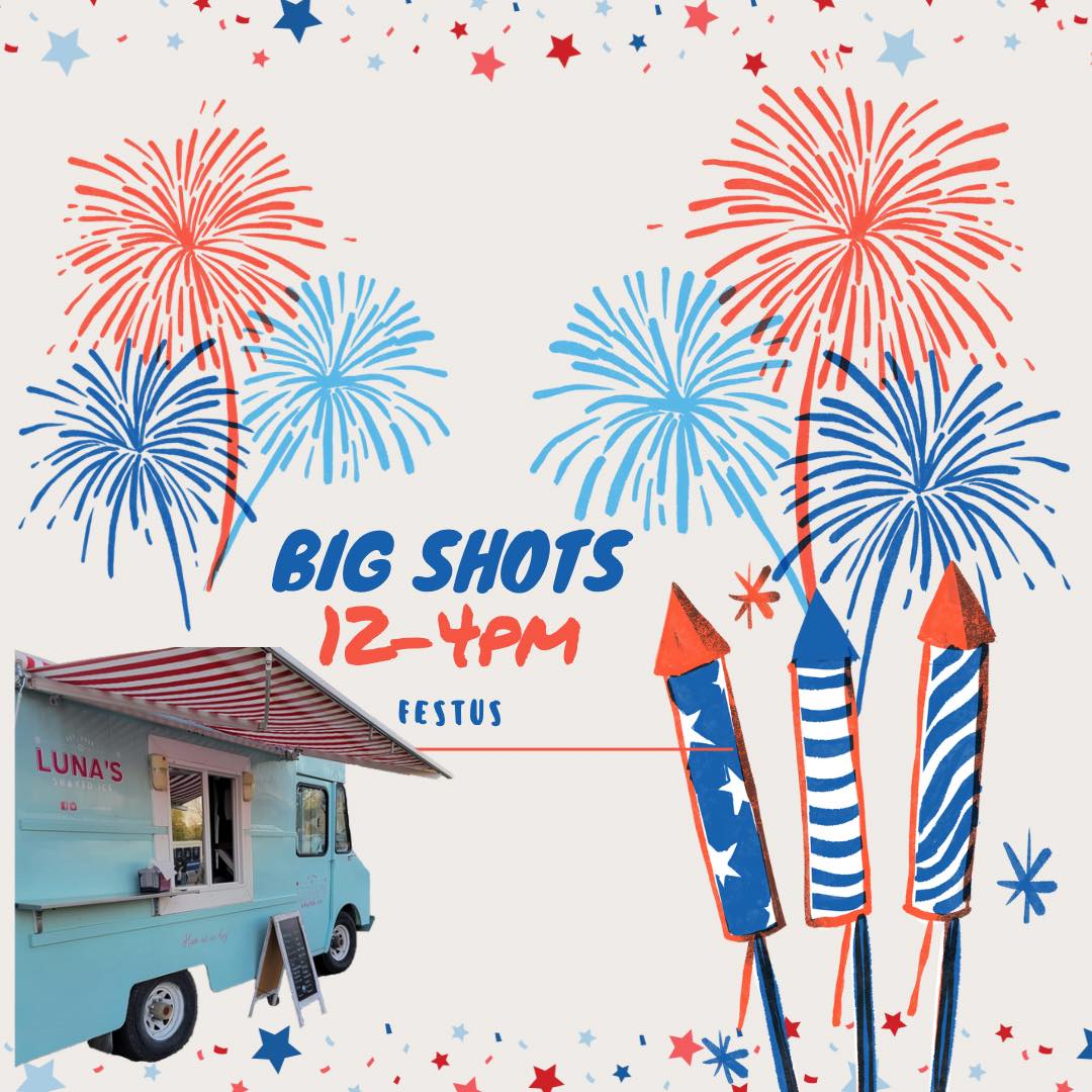 Come see us at Big Shot Fireworks Crystal City today from 12:00-4:00!
Make sure to follow our page for additional days/times we will be there.
#lunasstegen #lunasshavedice #nofakestuff #allnatural #lunas