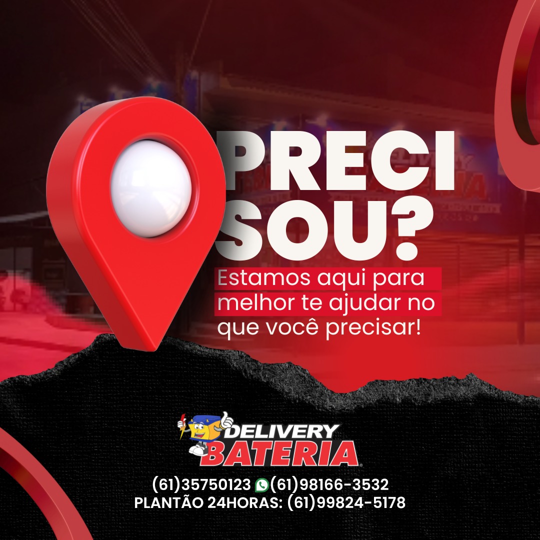 Telefones:
(61) 3575 0123- Central de vendas
(61) 99824-5178-Celular Plantão - WhatsApp
SHPV Rua 03, CH 81, loja 02 - Vicente Pires
Brasília/ DF
A Loja Delivery Bateria oferece serviços de manutenção para garantir a segurança e o bom funcionamento do seu veículo.
Nossos profissionais altamente qualificados realizam inspeções, além de ajustes e reparos necessários.
#brasilia #DF #bateria #mecánica #carro ##manutecao #pecas #guincho24h
#vicentepiresbsb #vicentepires2 #vicentepiresrua5 #encontreivp #vicentepires #vicentepiresdf #vicentepiresrua10 #vicentepirestemdetudo #Baterias #conhecendovicentepires #vicentepiresdivulga #vicentepiresbrasília #vicentepiresrua3 #vicentepiresrua4a #Brasilia #DF