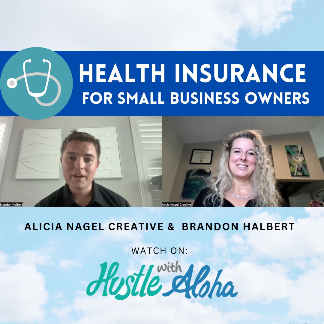 I just uploaded a video of a great discussion I had with Brandon Halbert, owner of Halbert Insurance Services, to pick his brain on questions that small business owners might have about getting health insurance as an individual or for their employees. He is an independent insurance agent, meaning he is not incentivized to push clients towards any one insurance provider. Instead, he is passionate about connecting the right business owner with the right plan(s) for them. His focus is on Group and Individual Health Insurance. Head over to HustleWithAloha.com to check out the video and see which of his nuggets of advice might be helpful for you! Halbert Insurance Services, LLC https://www.hustlewithaloha.com/events #healthinsuranceexplained #insurancehelp #entrepreneurlife #hustlewithaloha #alicianagelcreative