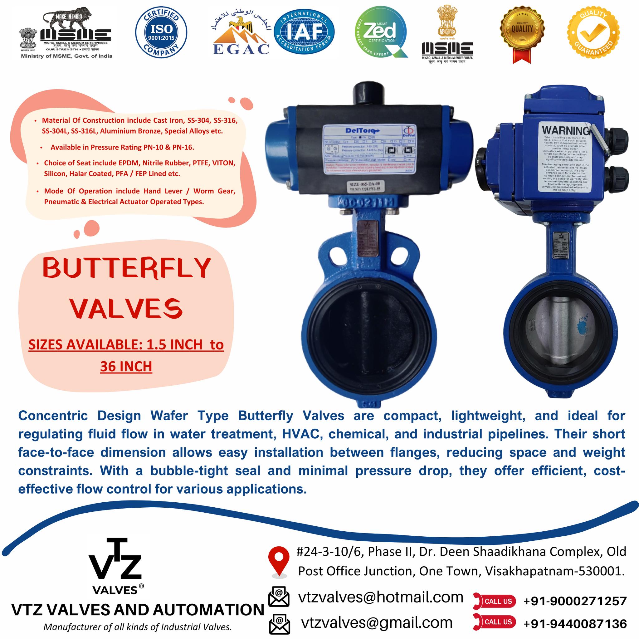 Efficiency meets reliability! 🚀 VTZ Concentric Design Wafer Type Butterfly Valves provide smooth, space-saving flow control for water treatment, HVAC, and industrial pipelines. Lightweight, compact, and easy to install—powering industries with precision! 🌊🔩 Orders taken, contact us today! 📞📦 #VTZValves #ButterflyValves #FlowEfficiency #PlaceYourOrder #valves #IndustrialAutomation #chemicalindustry #pharmaceuticalindustry #pulpandpaperindustry #sugarindustry #oilandgasindustry