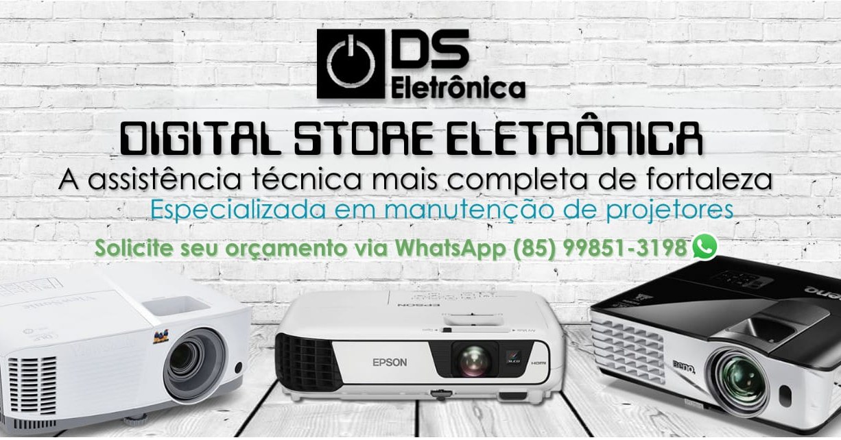 Traga seu Projetor para a DS Eletrônica e tenha a qualidade de imagem nas suas apresentações