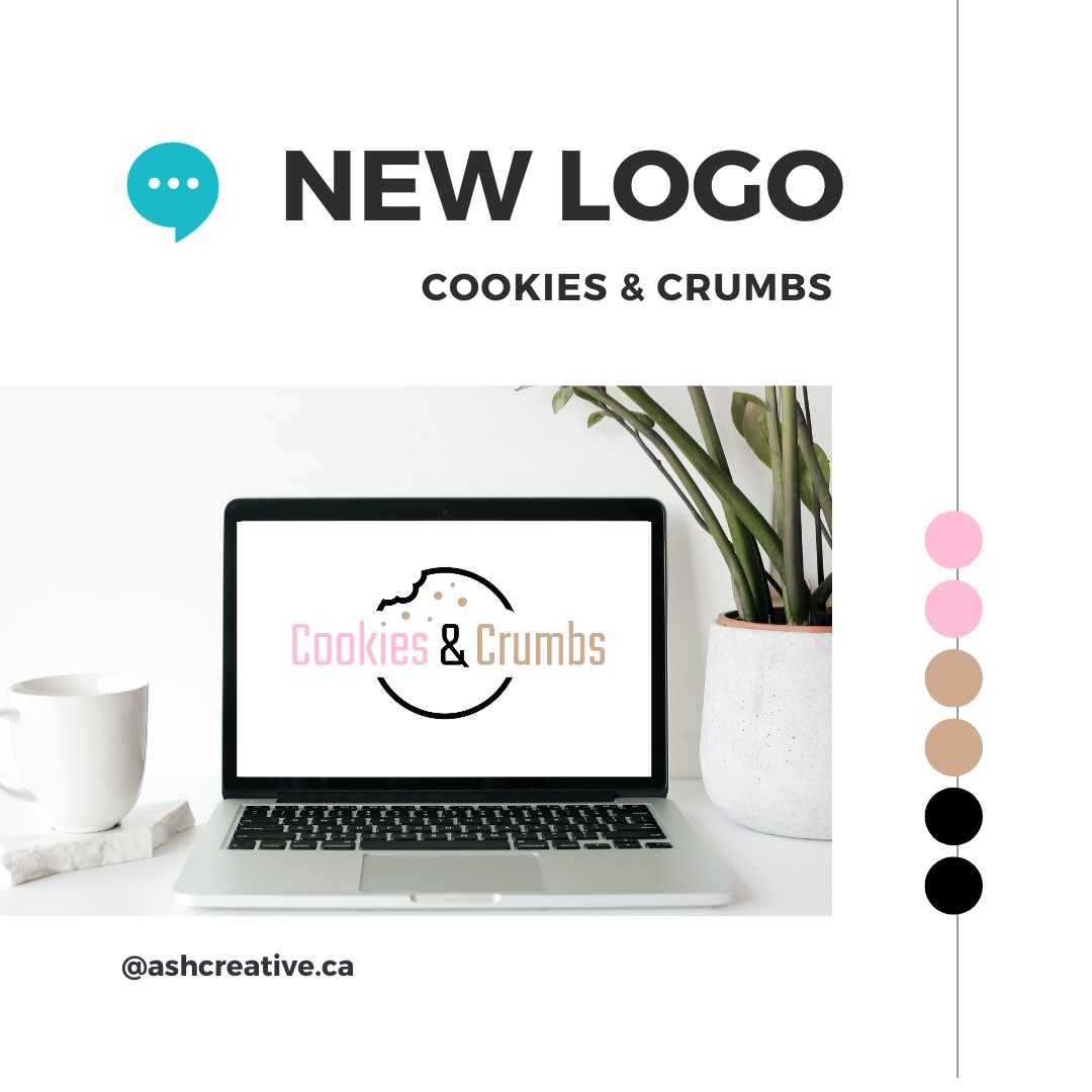 New logo alert! ๐ช Cookies & Crumbs is a local Airdrie baker whipping up delicious cookies and cupcakes. Go check her out and give her a follow! @cookiesandcrumbsairdrie
--
#newlogo #logodesign #branddesign #aidriebusiness