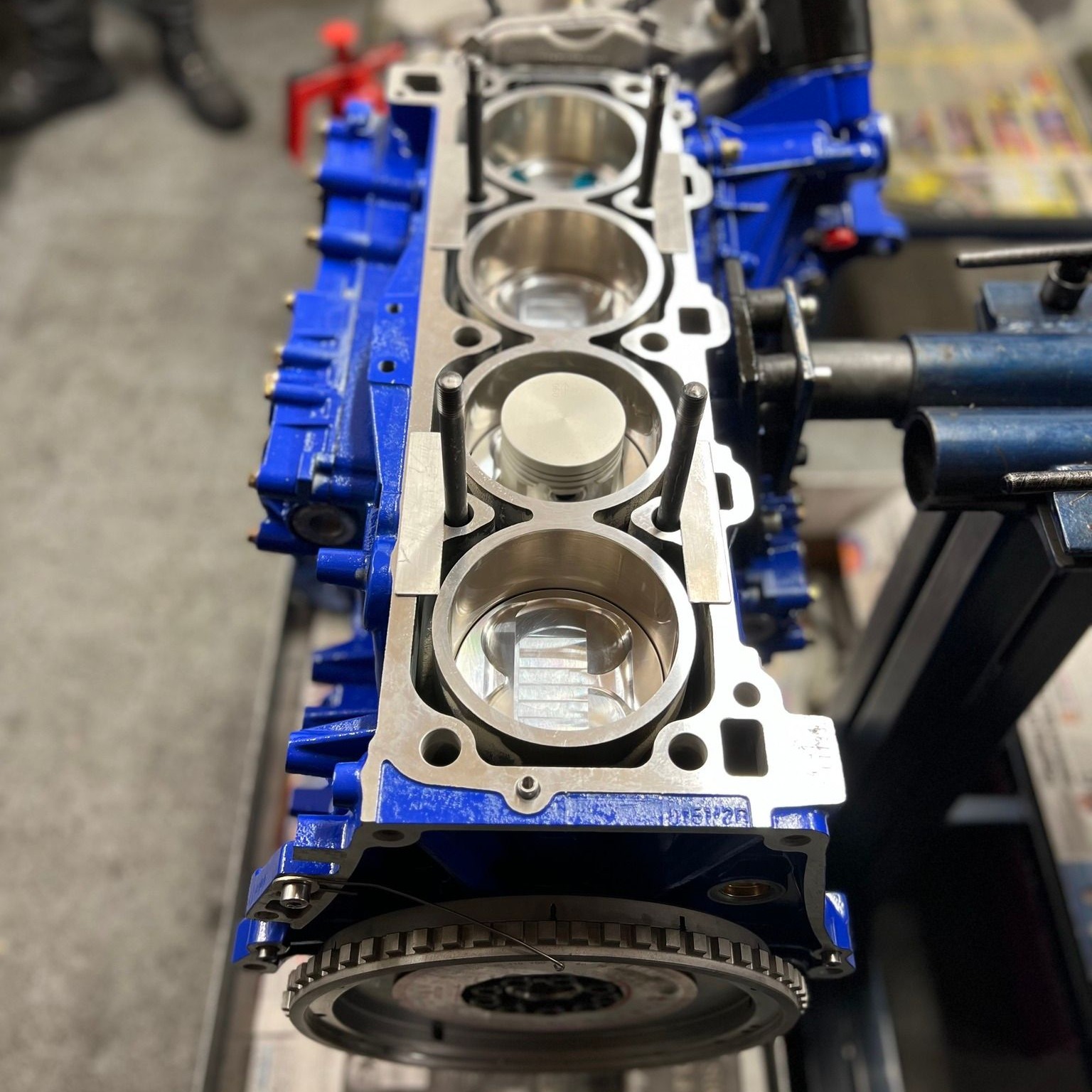 **Picture - Porsche 944 3.0l S2 with a Mini 998cc piston for size comparison**
The Porsche 944 has a 105mm bore and the Mini piston is a +60 to fit a 66mm rebored block.
Nice looking Porsche block with more pictures to follow as the head goes for the final time.
Porsche 944 Porsche 944 Owners Porsche 924 & 944 Lovers Classic Minis & Classic Mini Parts Mini Cooper 997 and 998 enthusiasts
-------------------------------------------------------
Want to get in touch? We would love to hear from you.
Here is how you can reach us...
Call Us: +44 (0)1953 717 784
Email: info@damico-engines.co.uk
Instagram: www.instagram.com/damico_engines_ltd
Facebook: Damico Engines Ltd
Web: www.damico-engines.co.uk