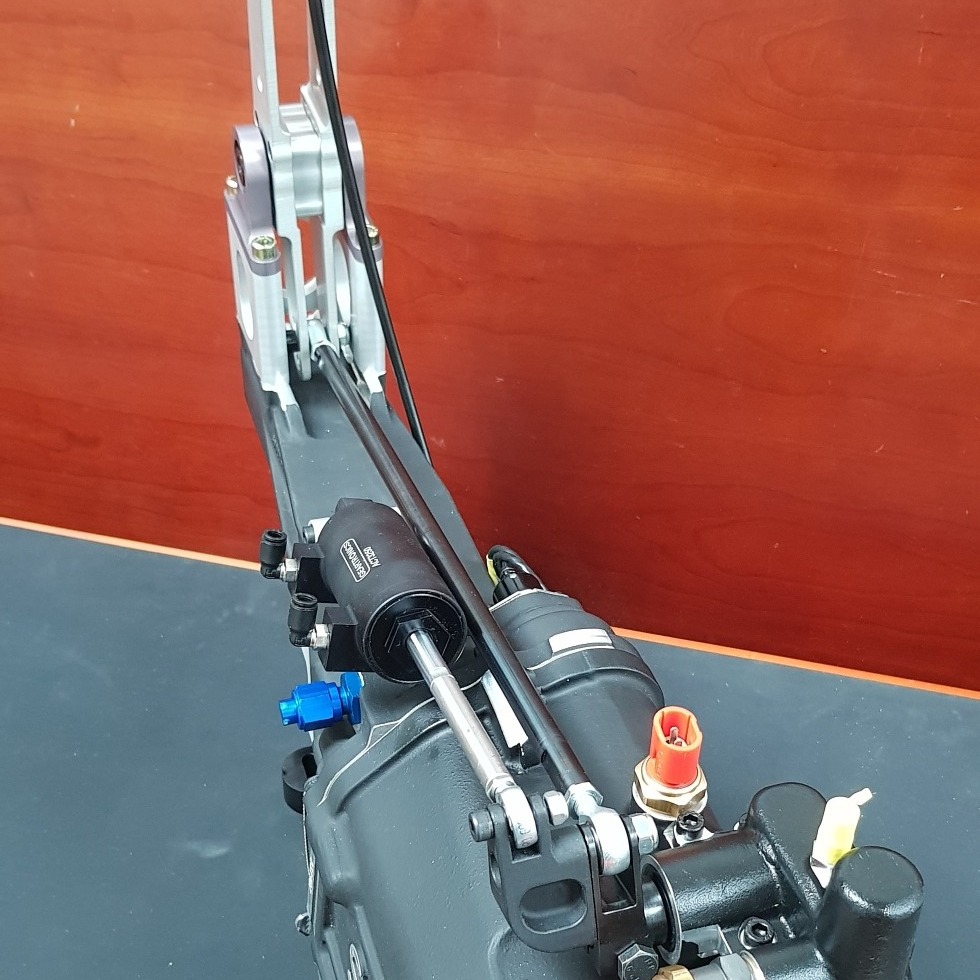An SWR Paddle Shift Actuator Mounting Kit; shown here fitted to the Sadev SCL82-17 Type-9 gearbox using the Geartronics pneumatic actuator and also maintaining use of the gear lever so both can be run in a car at once!
We at SWR design actuator mounting kits for a variety of gearboxes and shifting systems, so please feel free to contact us if you wish for us to have a look at a mounting solution for your shifting system!
#machining #design #motorsport #Aquablast #designandengineering #engineering #cncmachining #motorsports #aluminium #SADEV #racing #competition #PaddleShift #CNC #SWRMotorsport #geartronics #motec #shiftec #mmemotorsport #sbdmotorsport #XAP #racingtransmission #gearbox